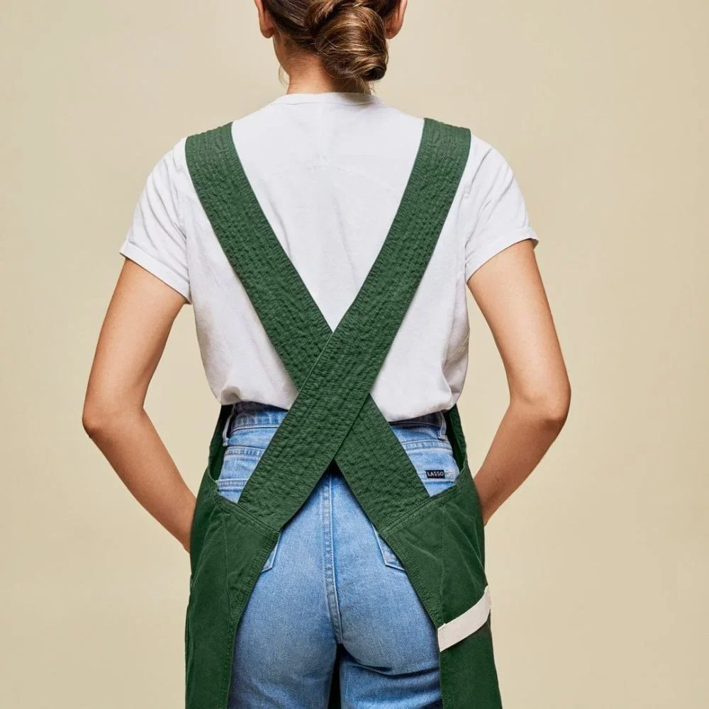 Hedley & Bennett Kitchen Smock in Broccolini - Image 2
