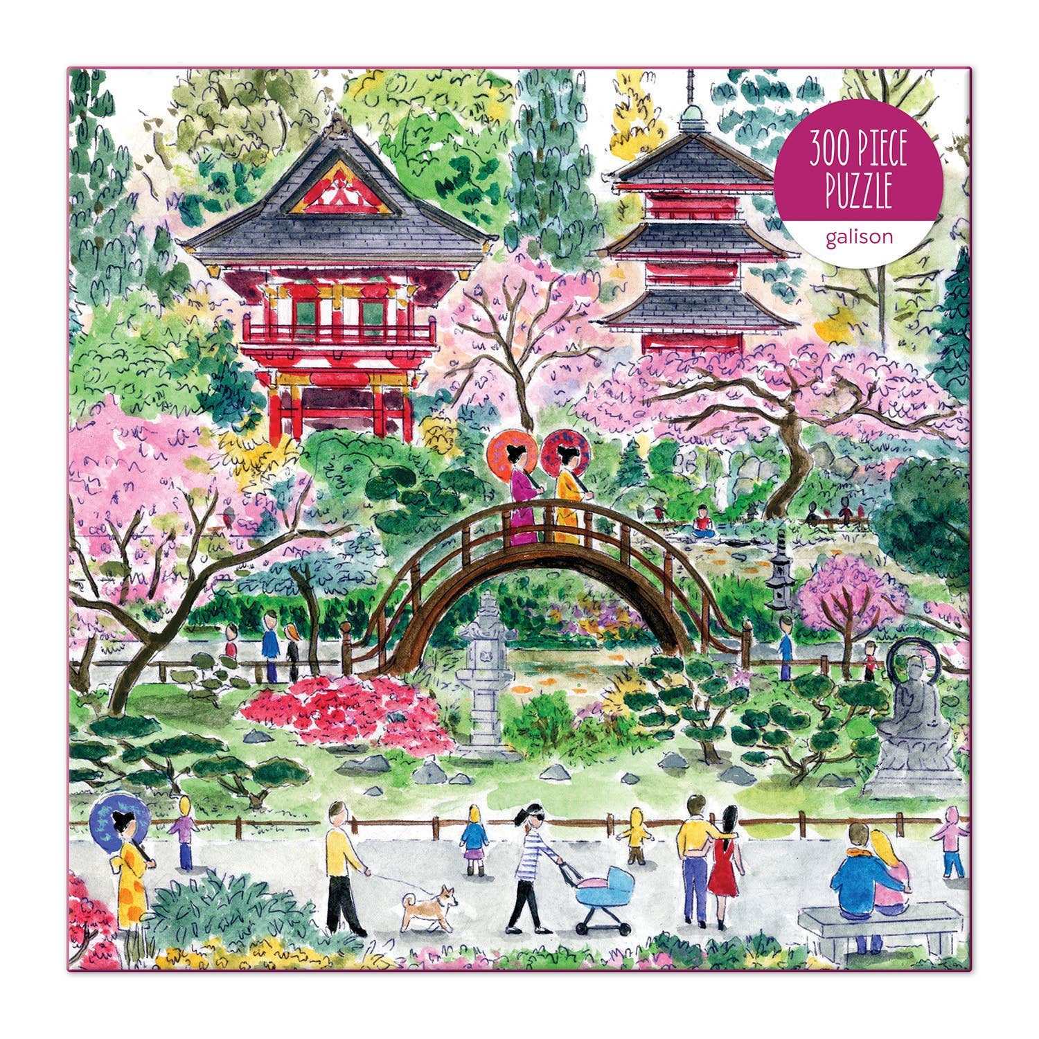 Michael Storrings Japanese Tea Garden 300 Piece Puzzle - Image 4