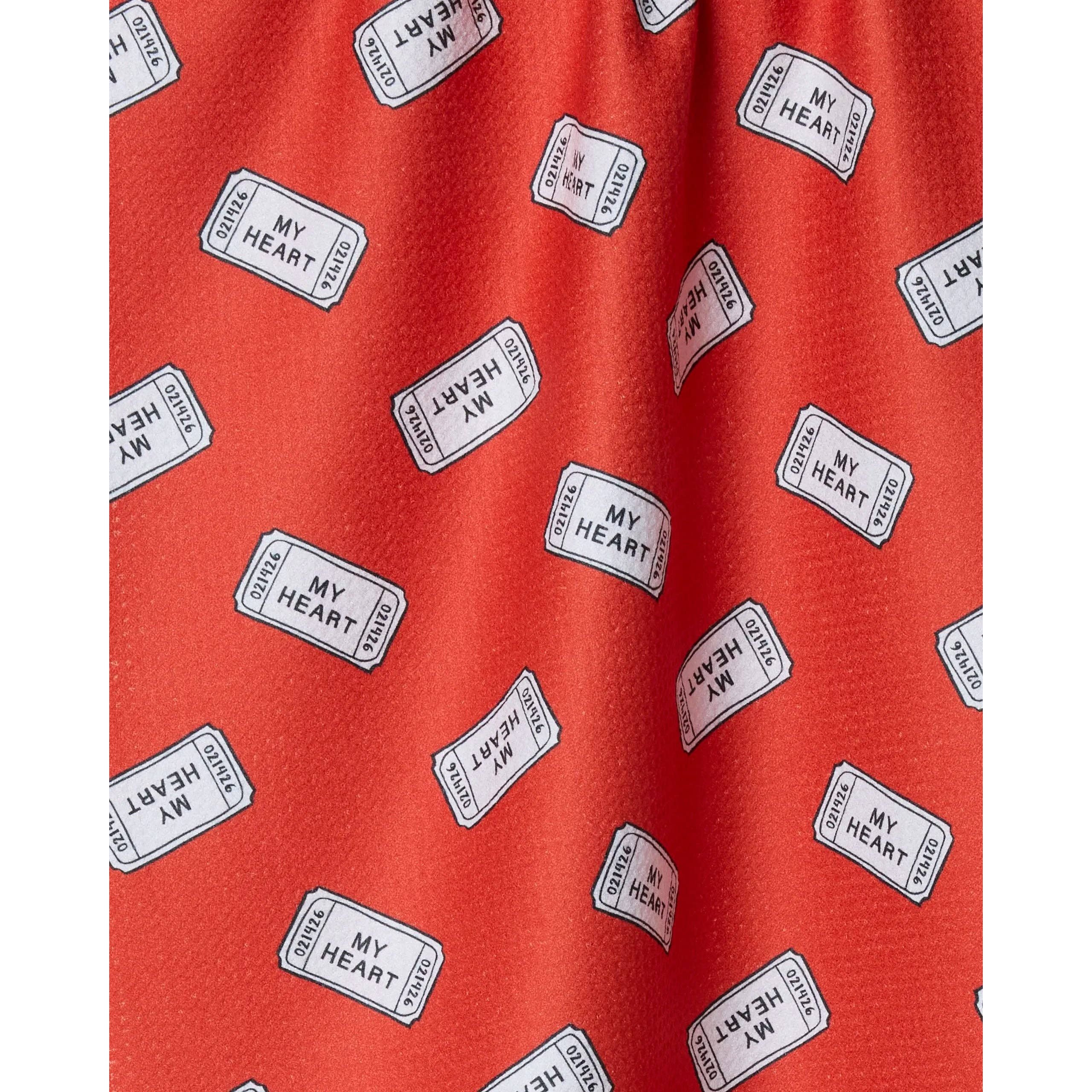 Heart Ticket Geometry Tea Towel - Image 2