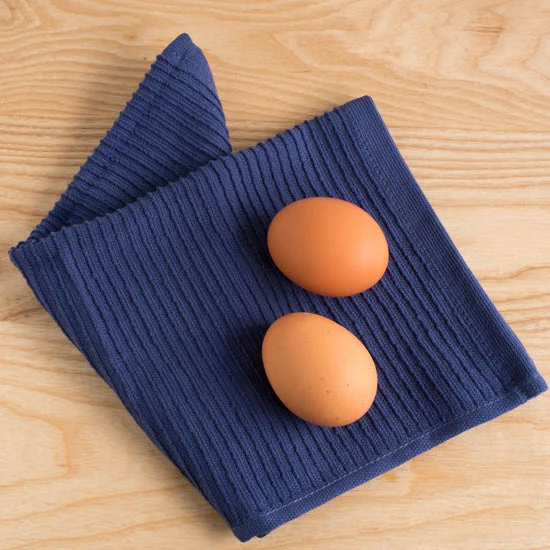 Ripple Indigo Dishcloths Set of 2 - Image 3
