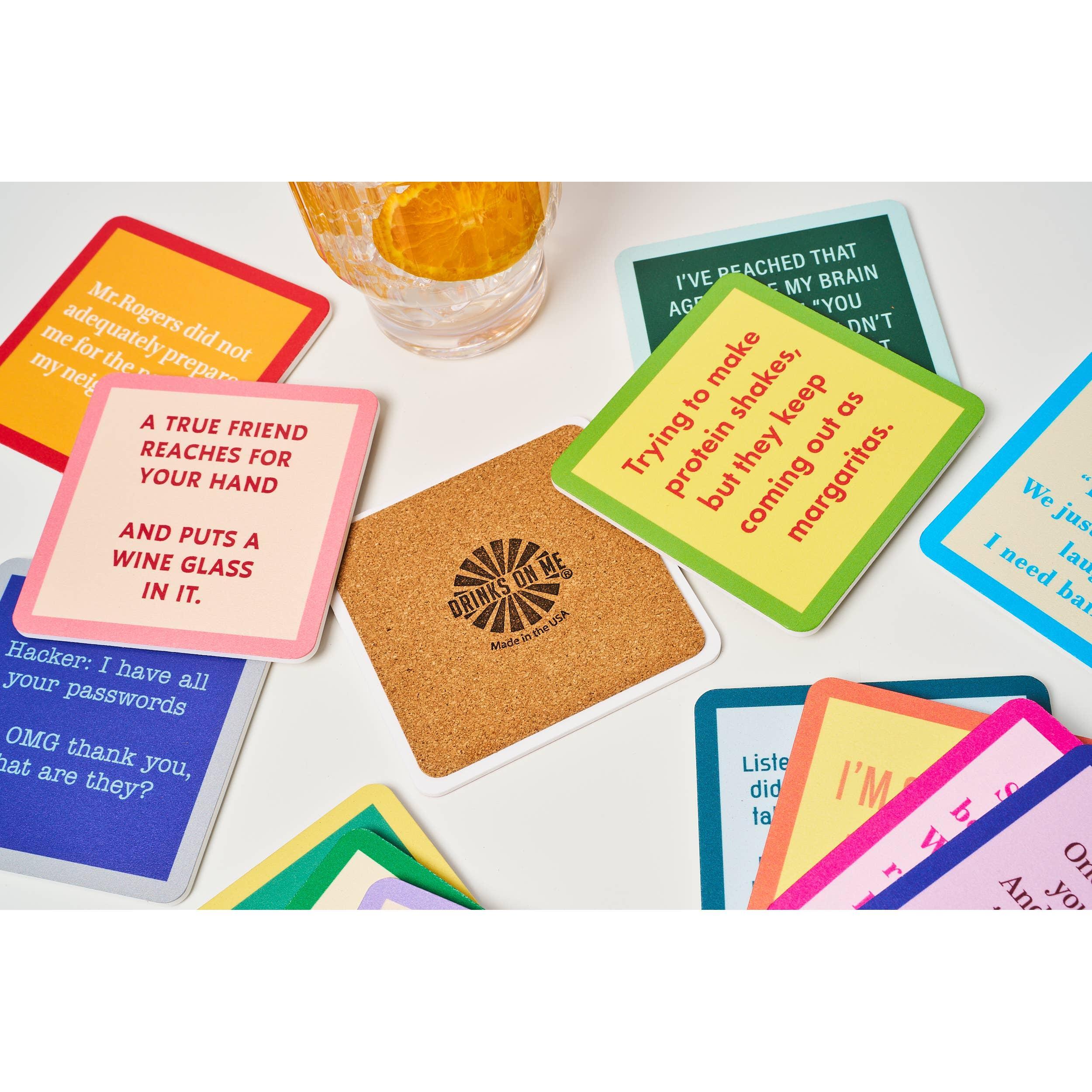 Rehome Dog Coaster | Funny Party Gift | Home Bar Decor - Image 2