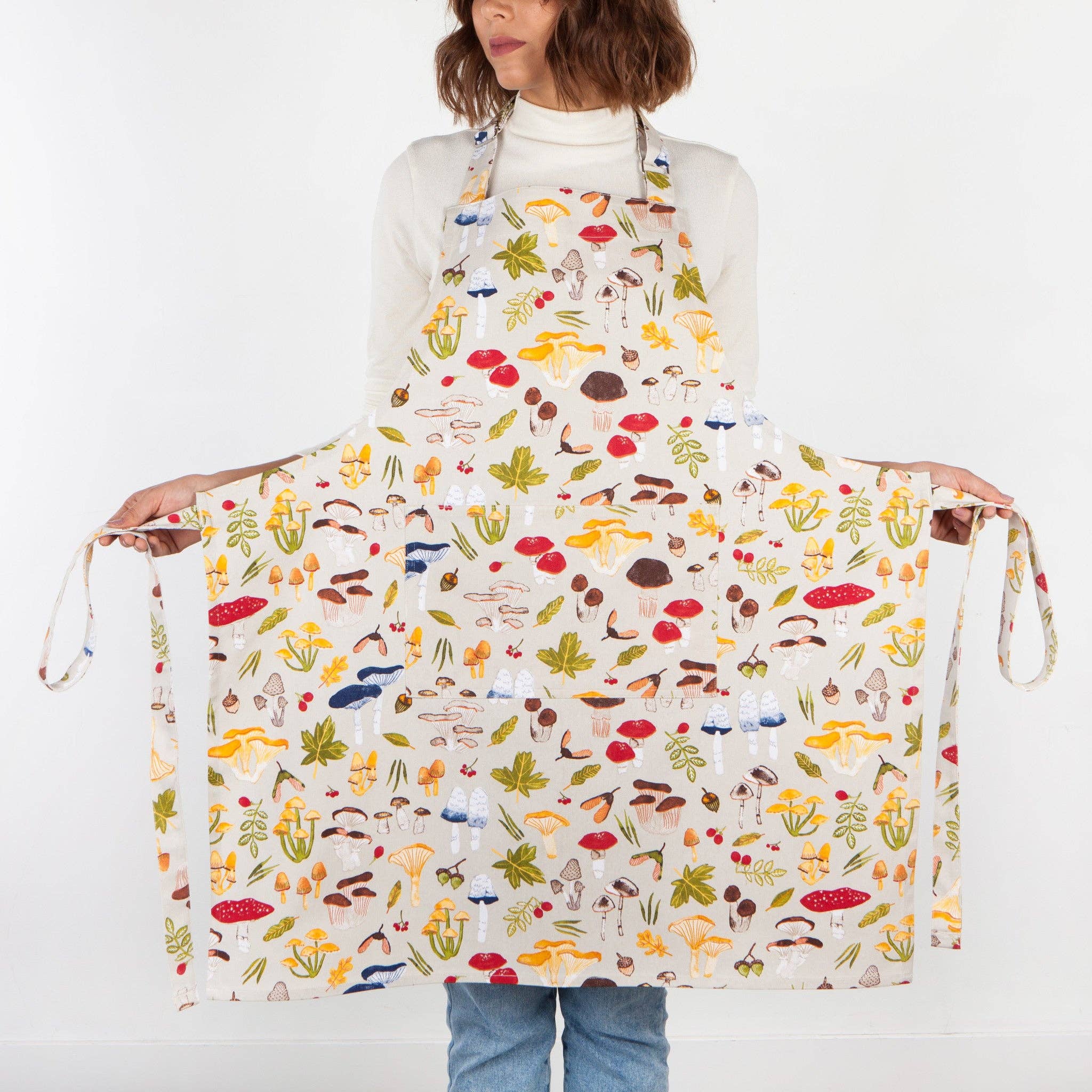 Field Mushrooms Chef Apron - Image 6