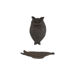 Decorative Cast Iron Owl Shaped Dish