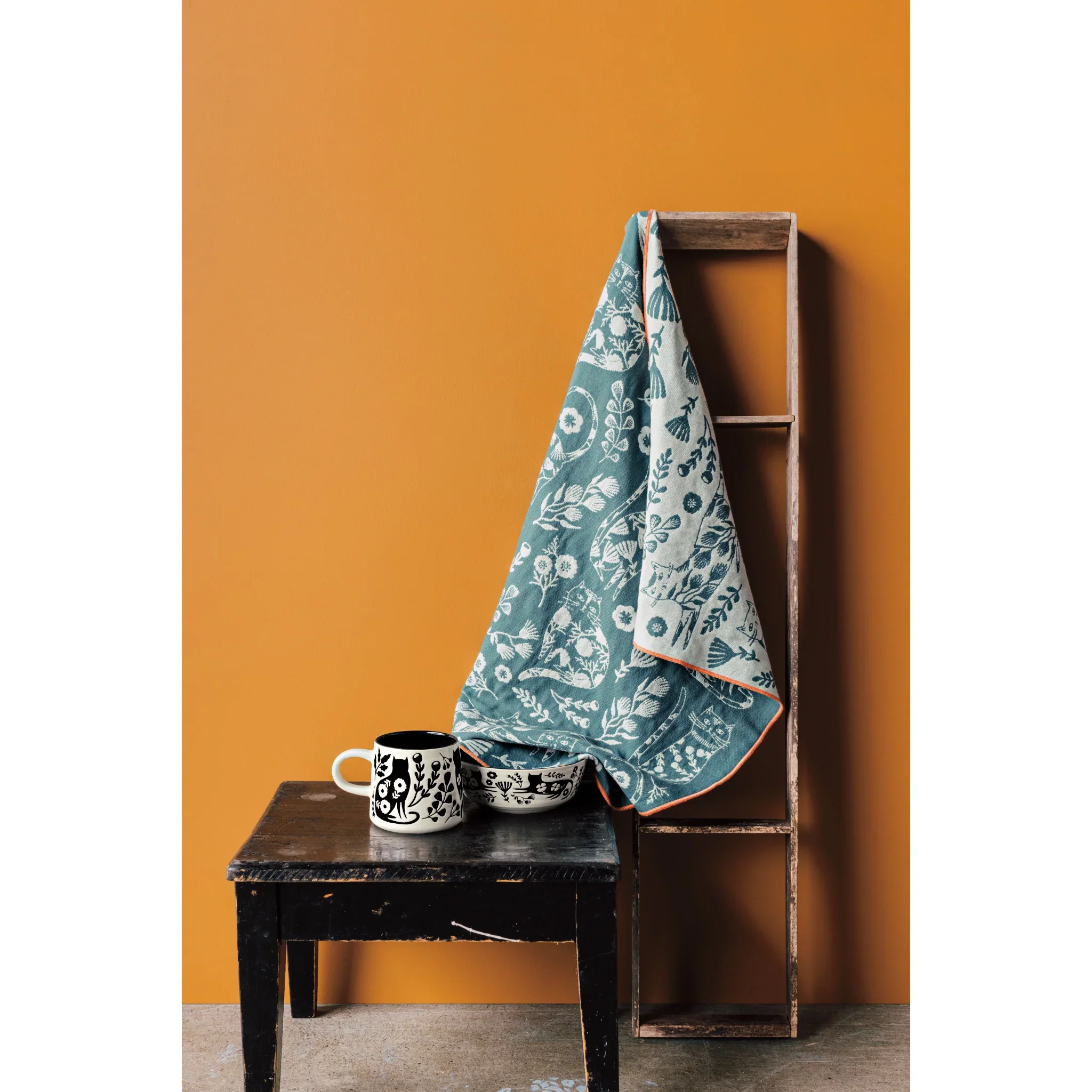 Catbloom Double Cloth Dishtowel - Image 4