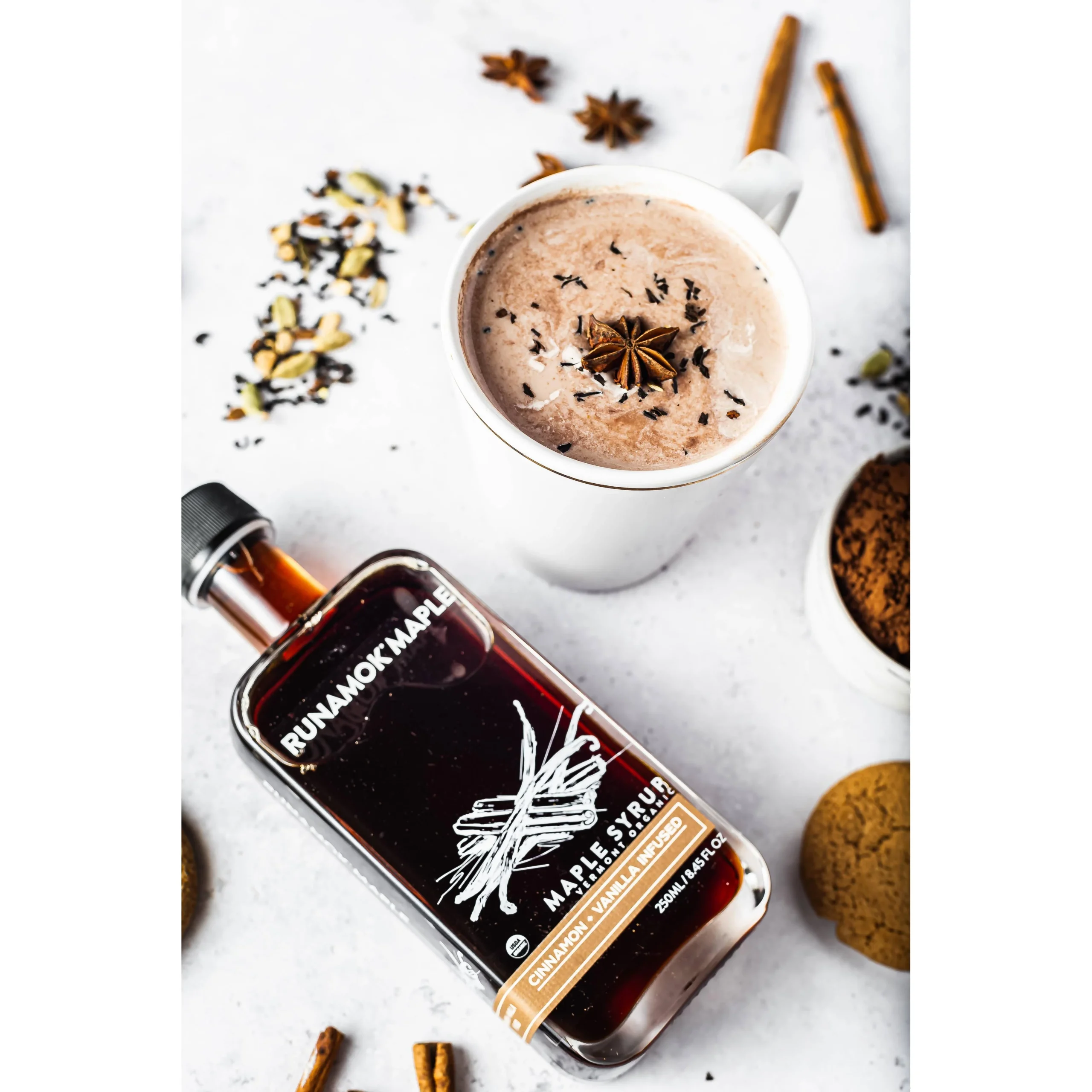 Cinnamon + Vanilla Infused Maple Syrup 250ml - Image 6