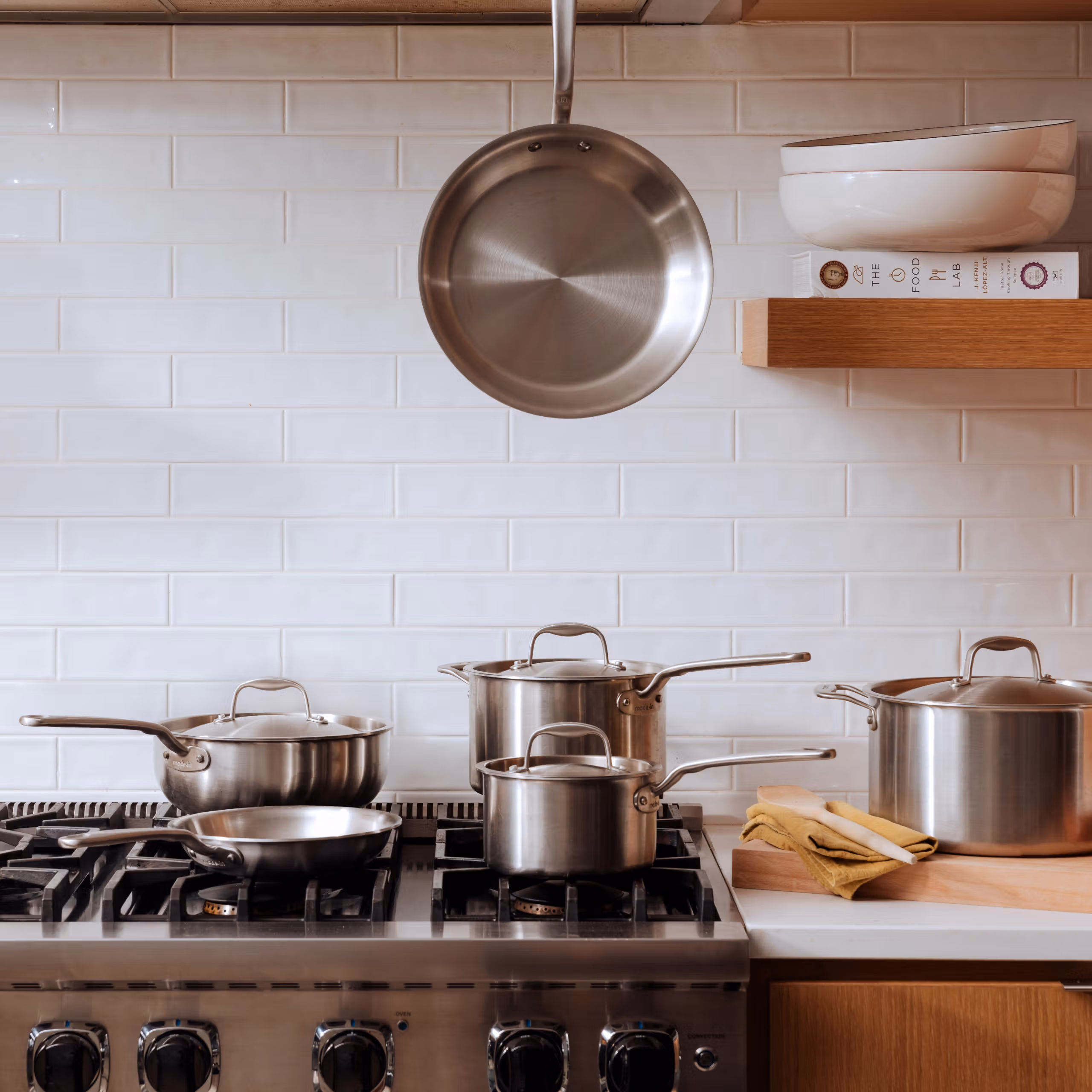Made In 10-Piece Stainless Clad Cookware Set - Image 7