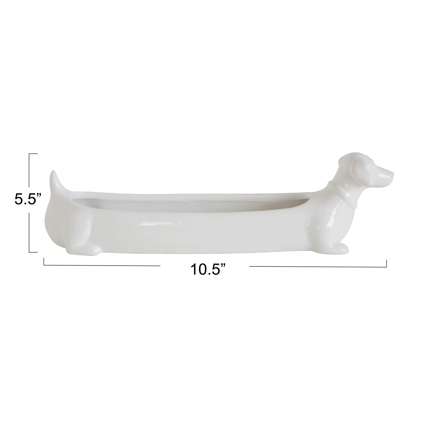 Ceramic Dachshund Cracker Dish - Image 6
