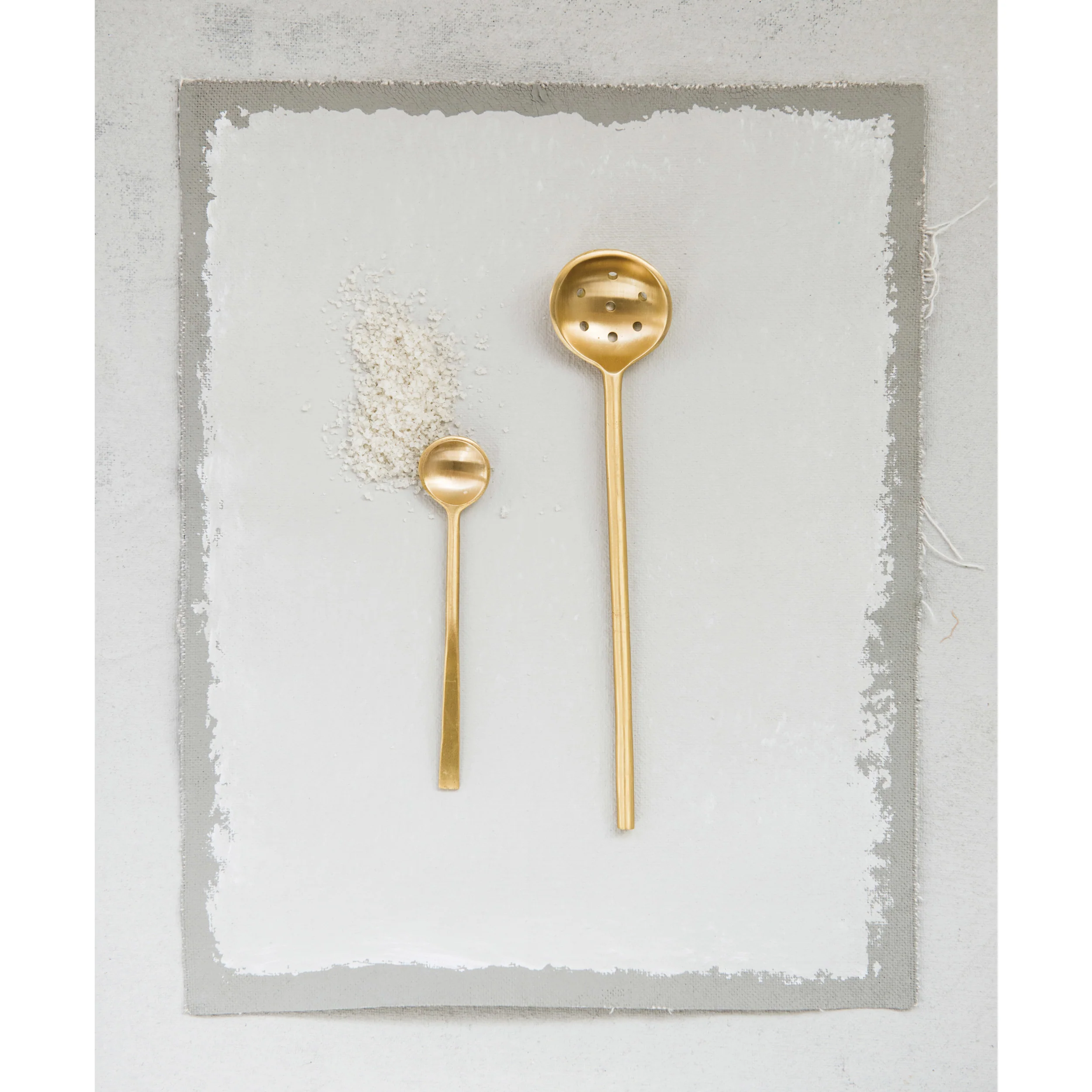 Brass Condiment Spoon - Image 2