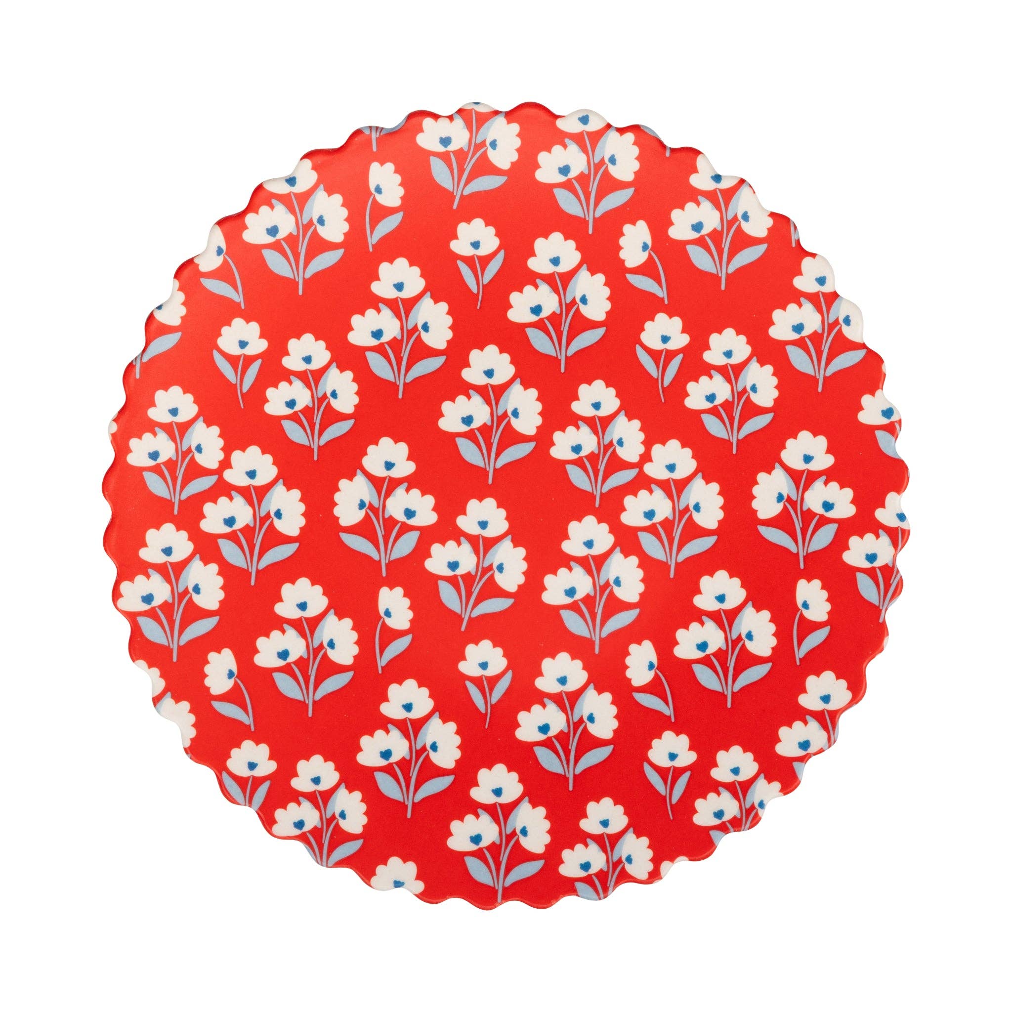 Floral Bamboo Patriotic Plate - Image 8