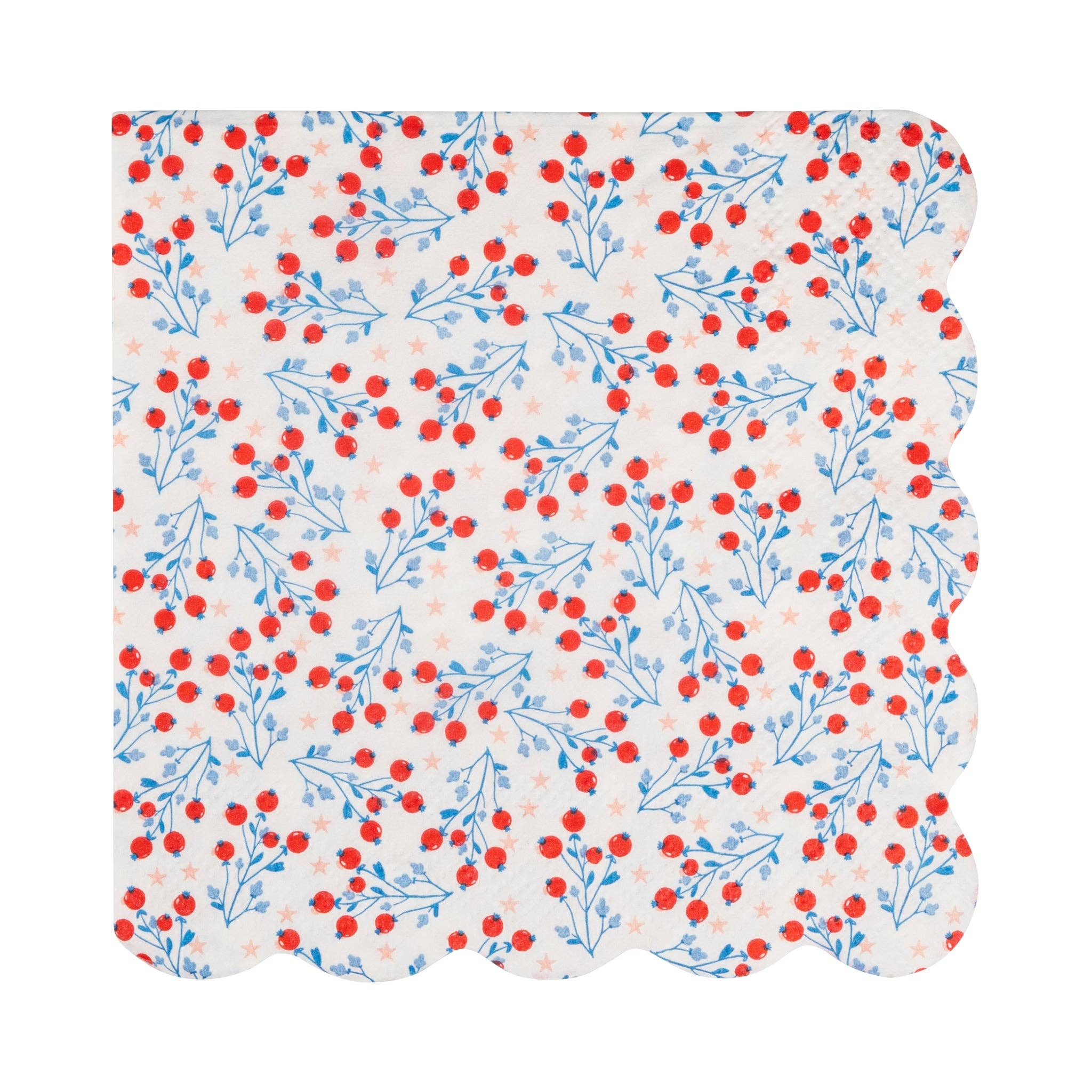 Floral Cocktail Paper Napkin Set - Image 3