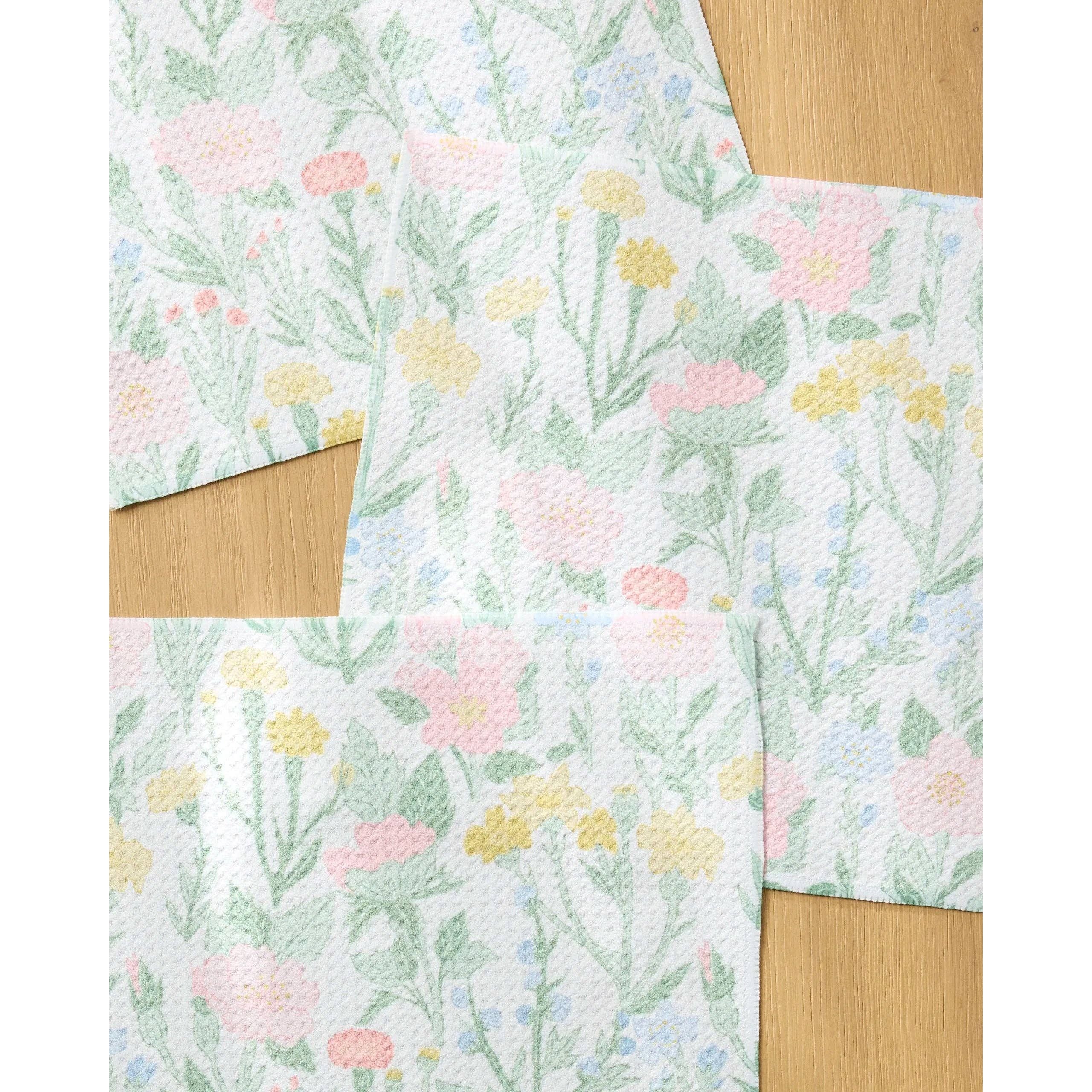 Wildflowers in Bloom Dishcloth Set - Image 2
