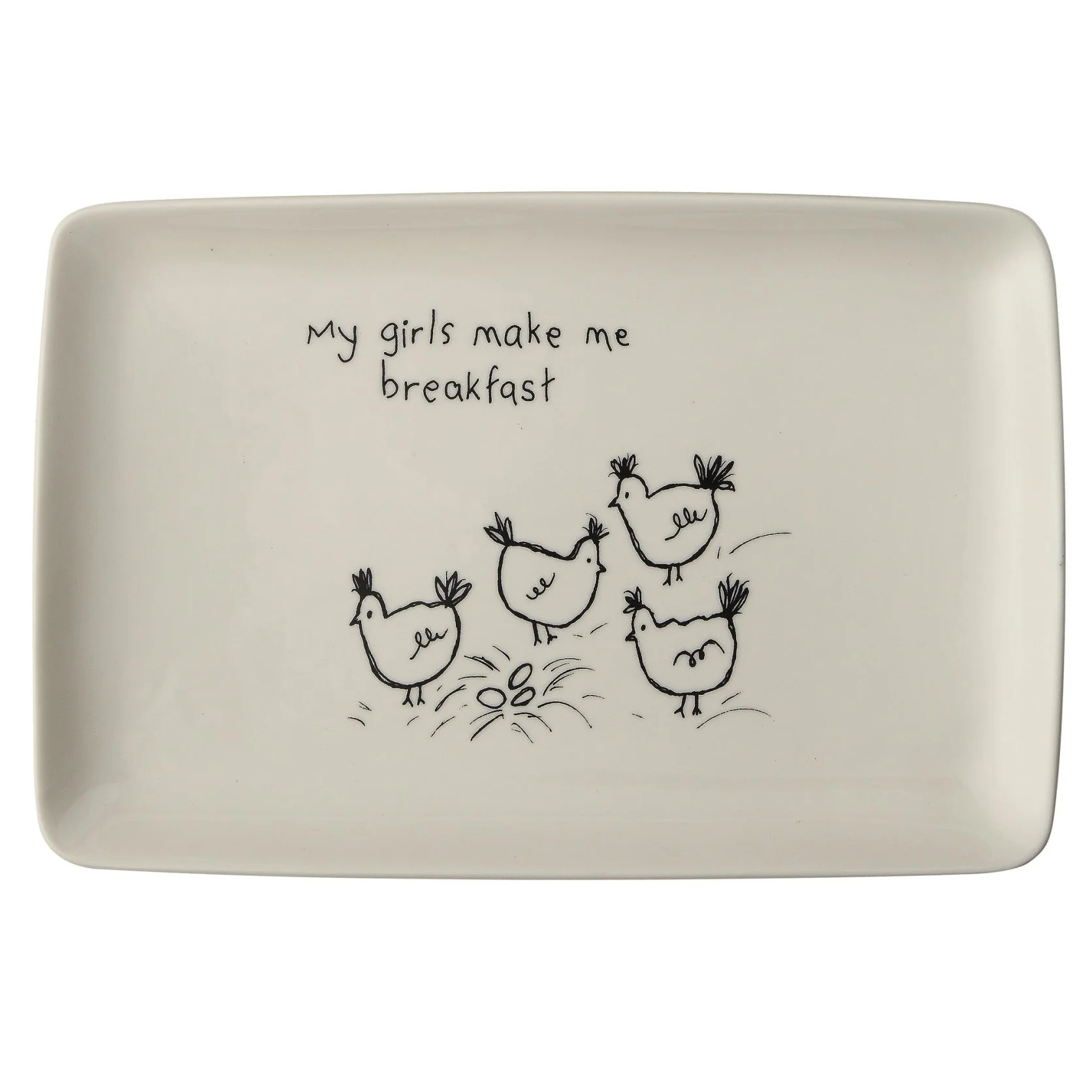 Platter with Chickens and Saying. 2 Styles - Image 4