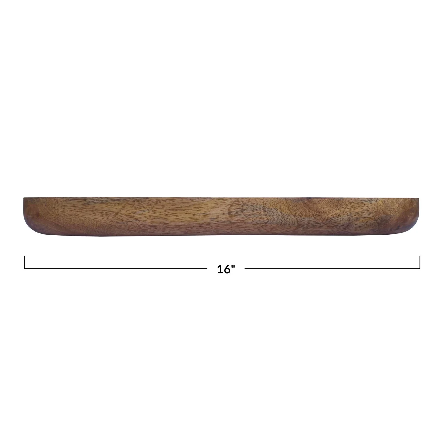 White Enameled Mango Wood Tray - Image 5