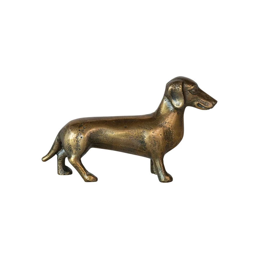Bronze Finished Dachshund Figurine - Image 8