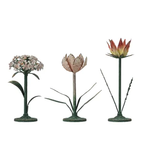 Flower Shaped Metal Candle Holder