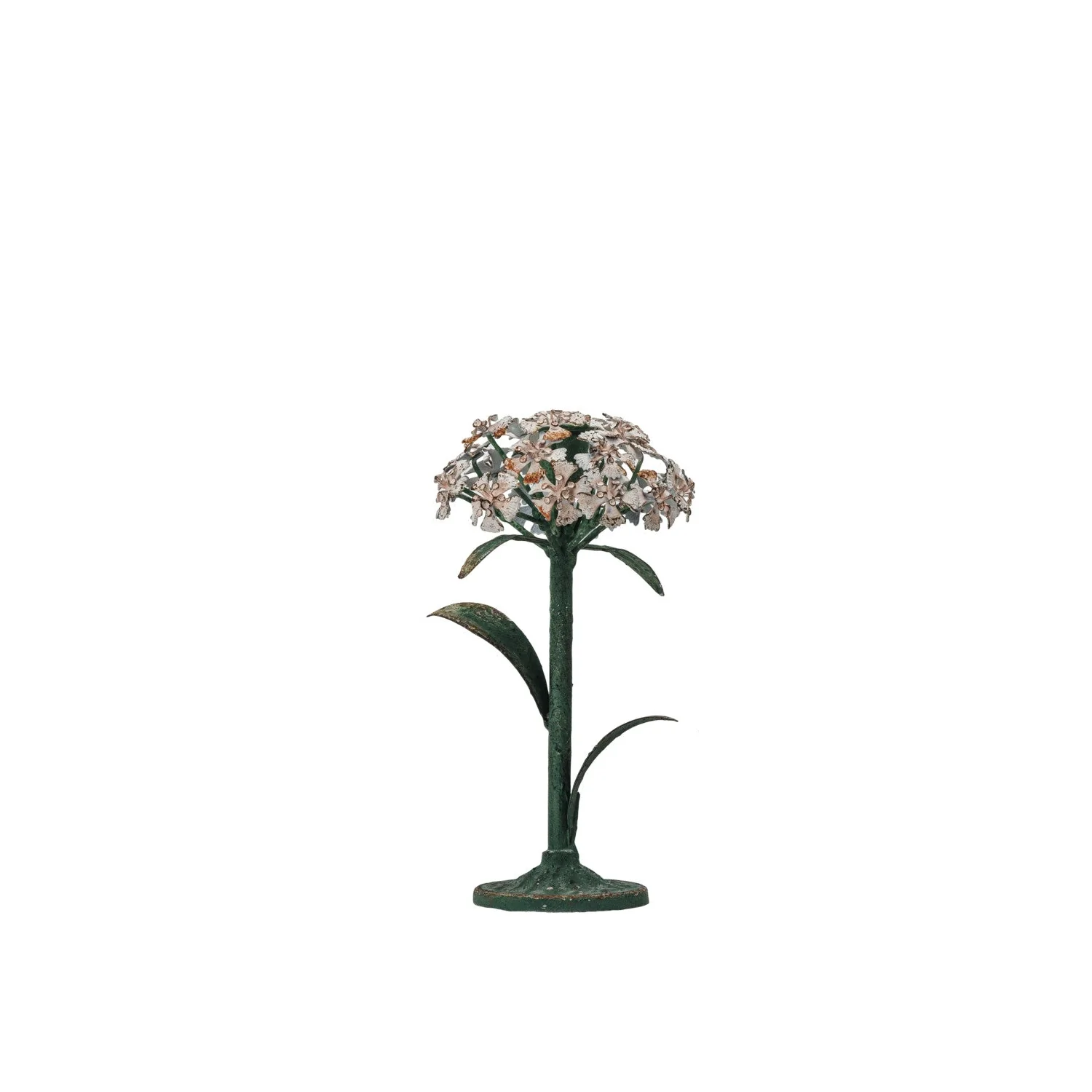 Flower Shaped Metal Candle Holder - Image 2