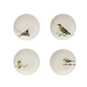 Painted Bird 4 Mini Plates