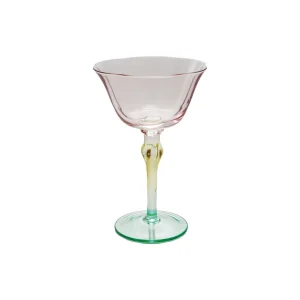 Hand-Blown Pastel Gradient Stemmed Wine Glass
