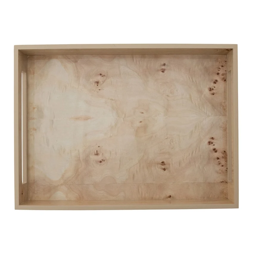 Decorative Burl Wood Trays - Image 8