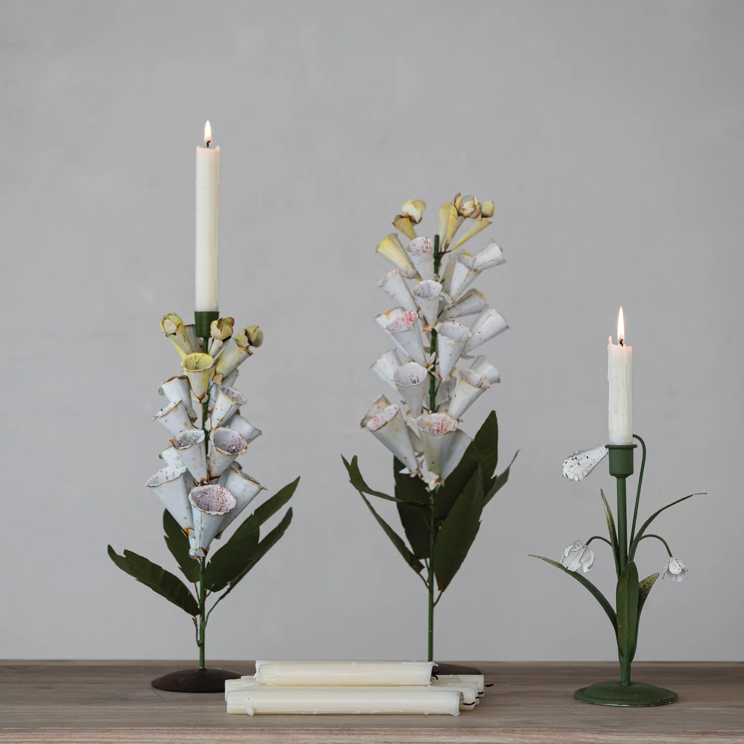 Lily of the Valley Taper Candle Holder - Image 2