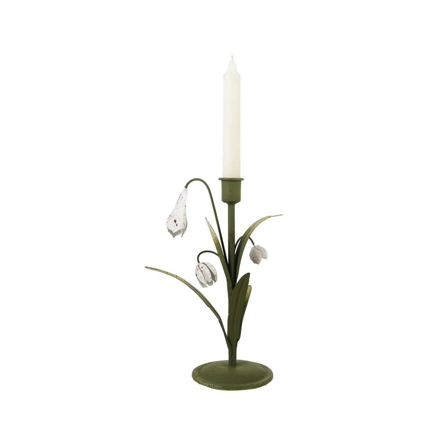 Lily of the Valley Taper Candle Holder