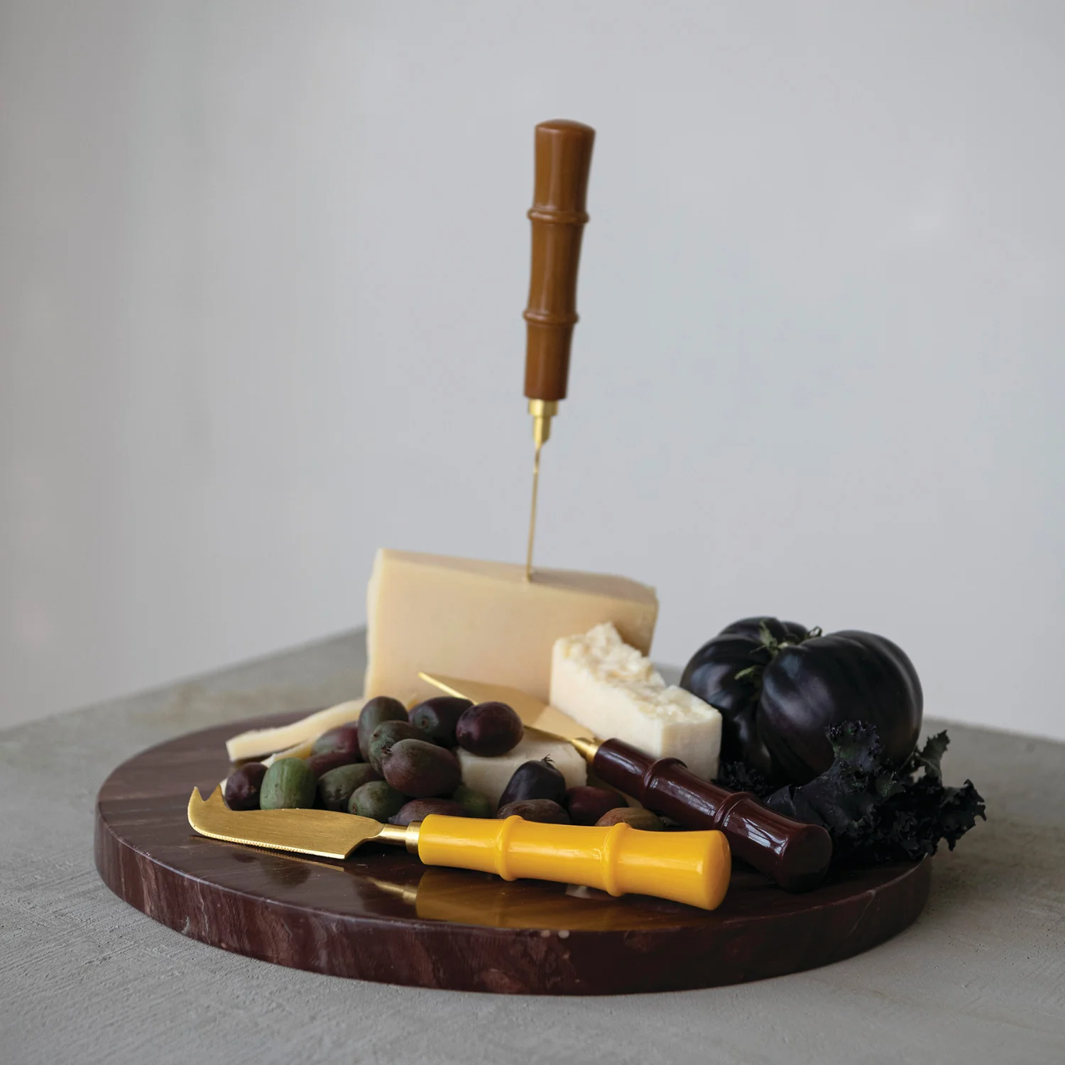 Bamboo Handle Cheese Knife Set - Image 3