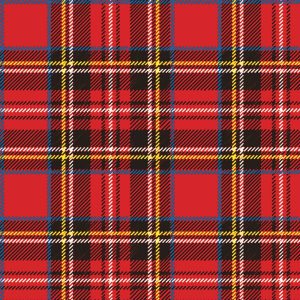 Red Tartan Cocktail Napkins