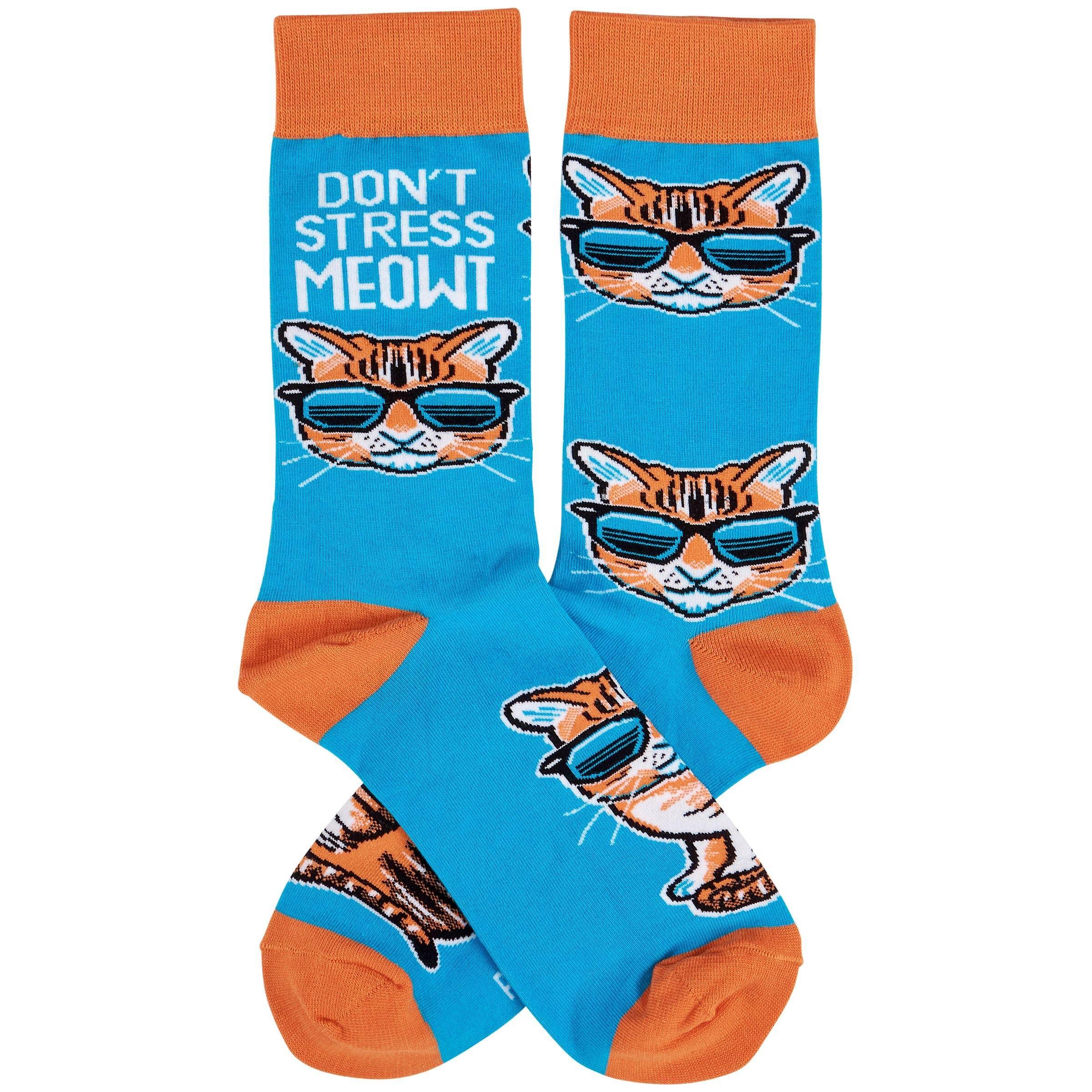 Don't Stress Meowt Socks - Image 2