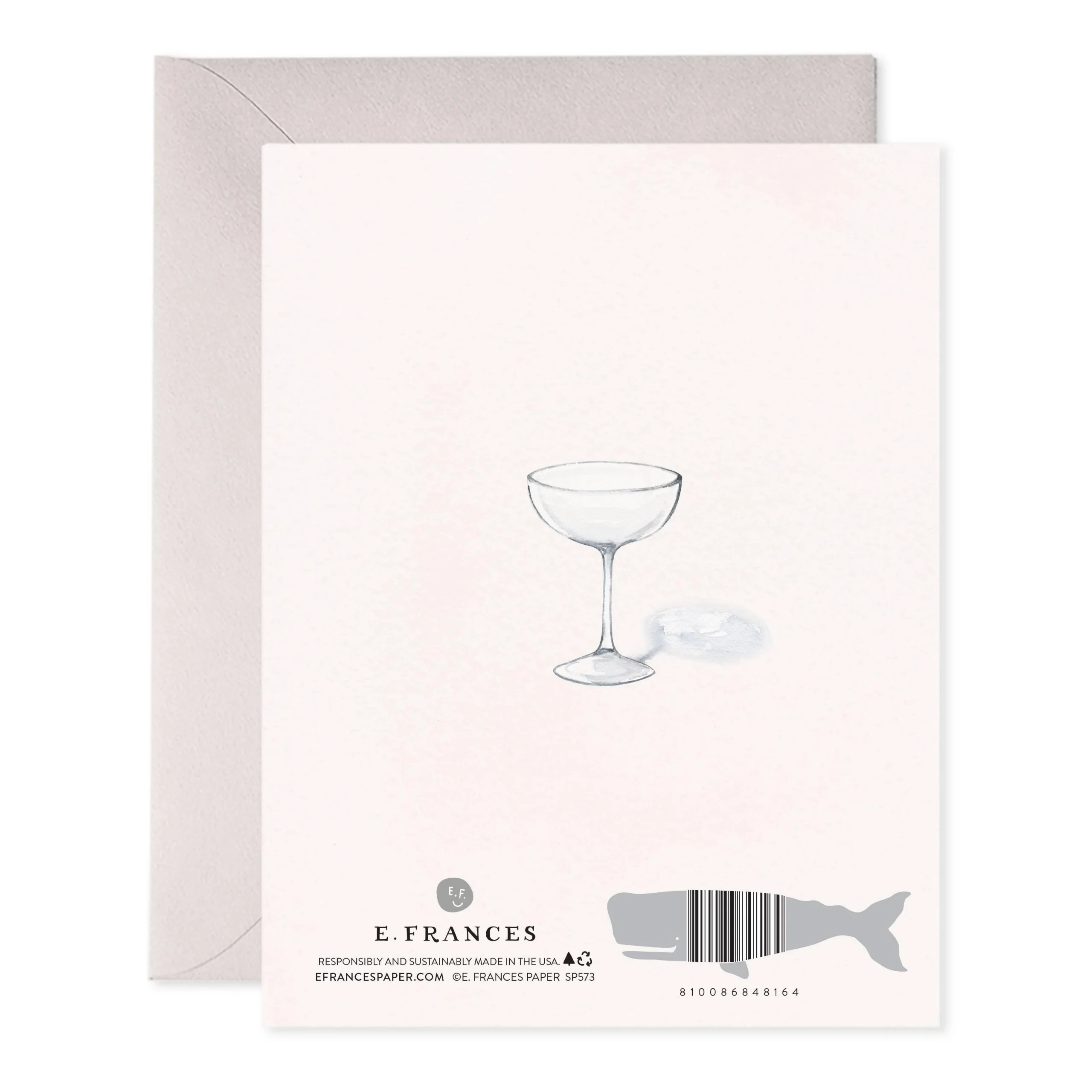 Champagne Tower Wedding Greeting Card – To the Happy Couple - Image 2