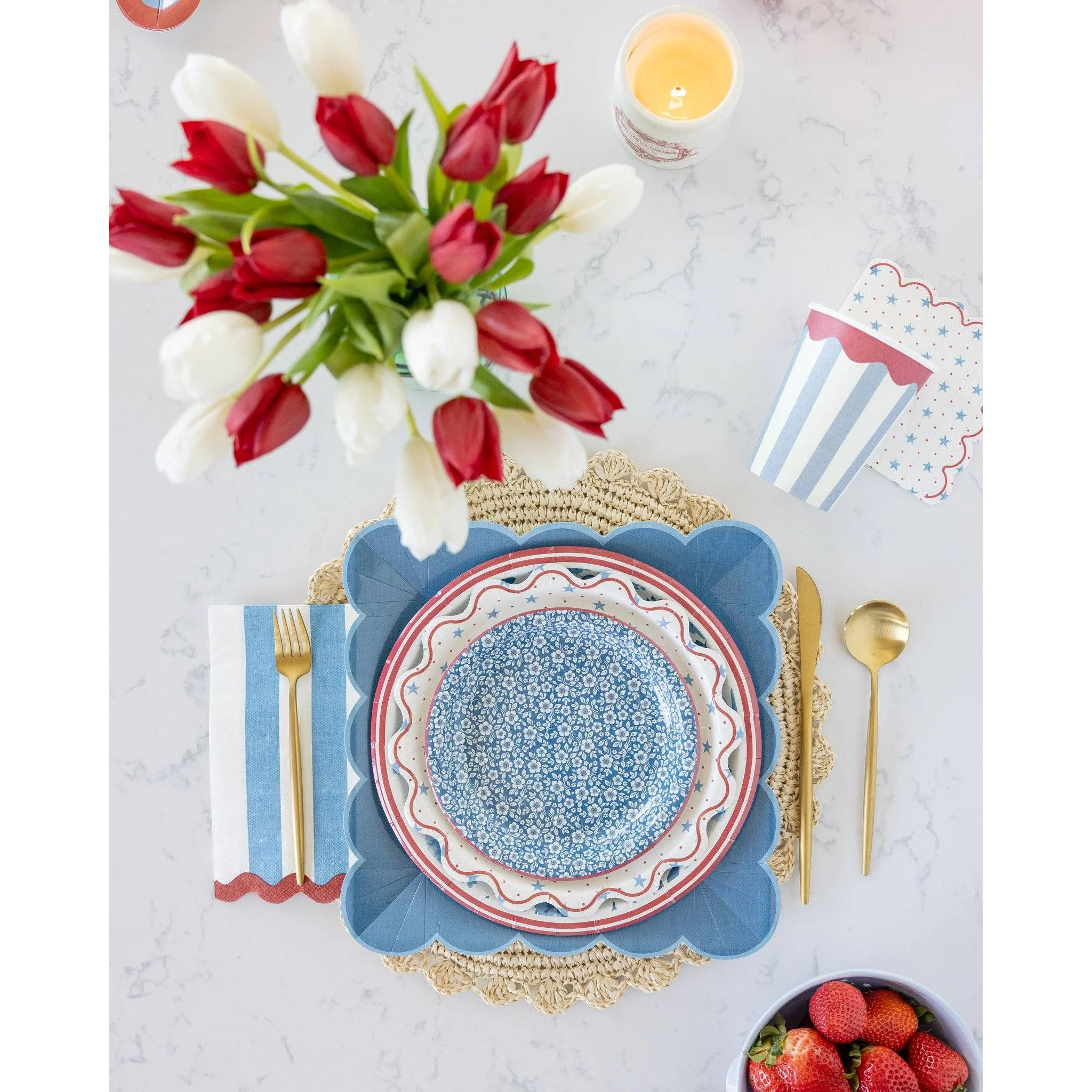 Hamptons Stripes Dinner Napkin - Image 3