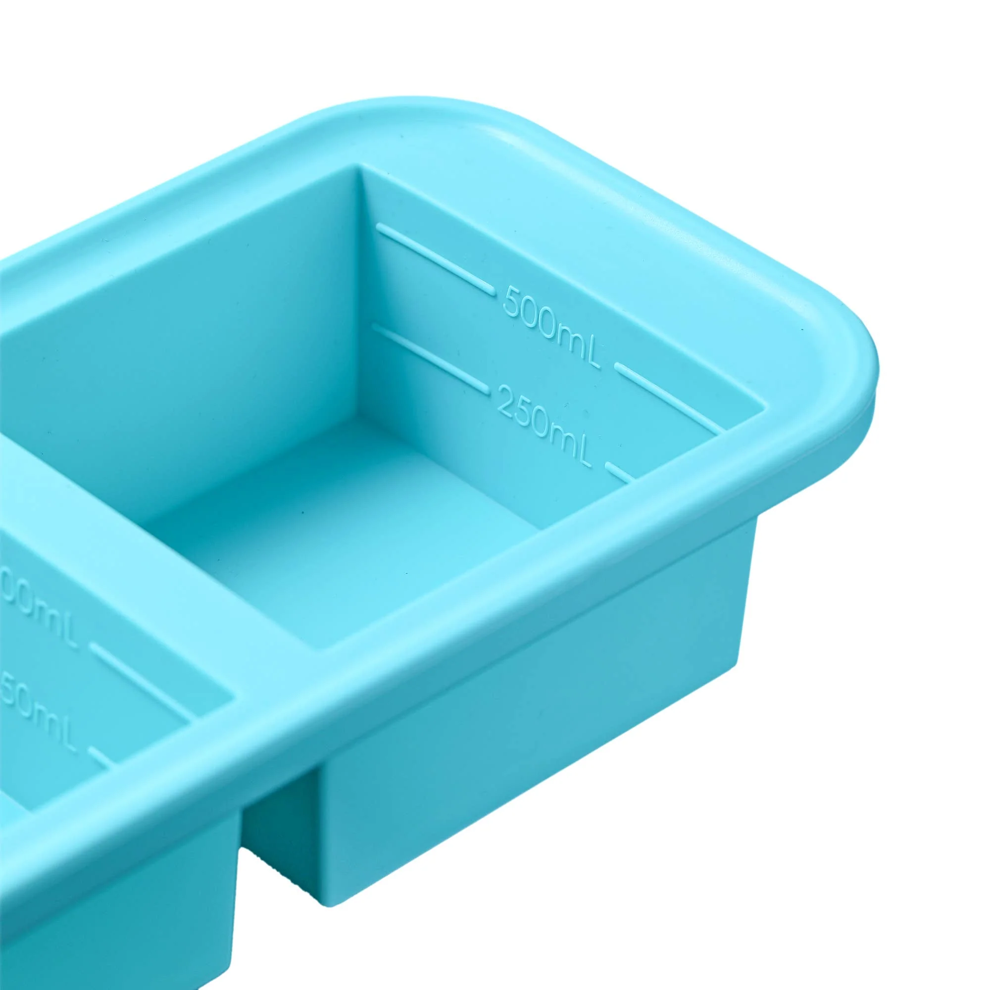 Souper Cubes 2-Cup Silicone Freezing Tray: Aqua - Image 5