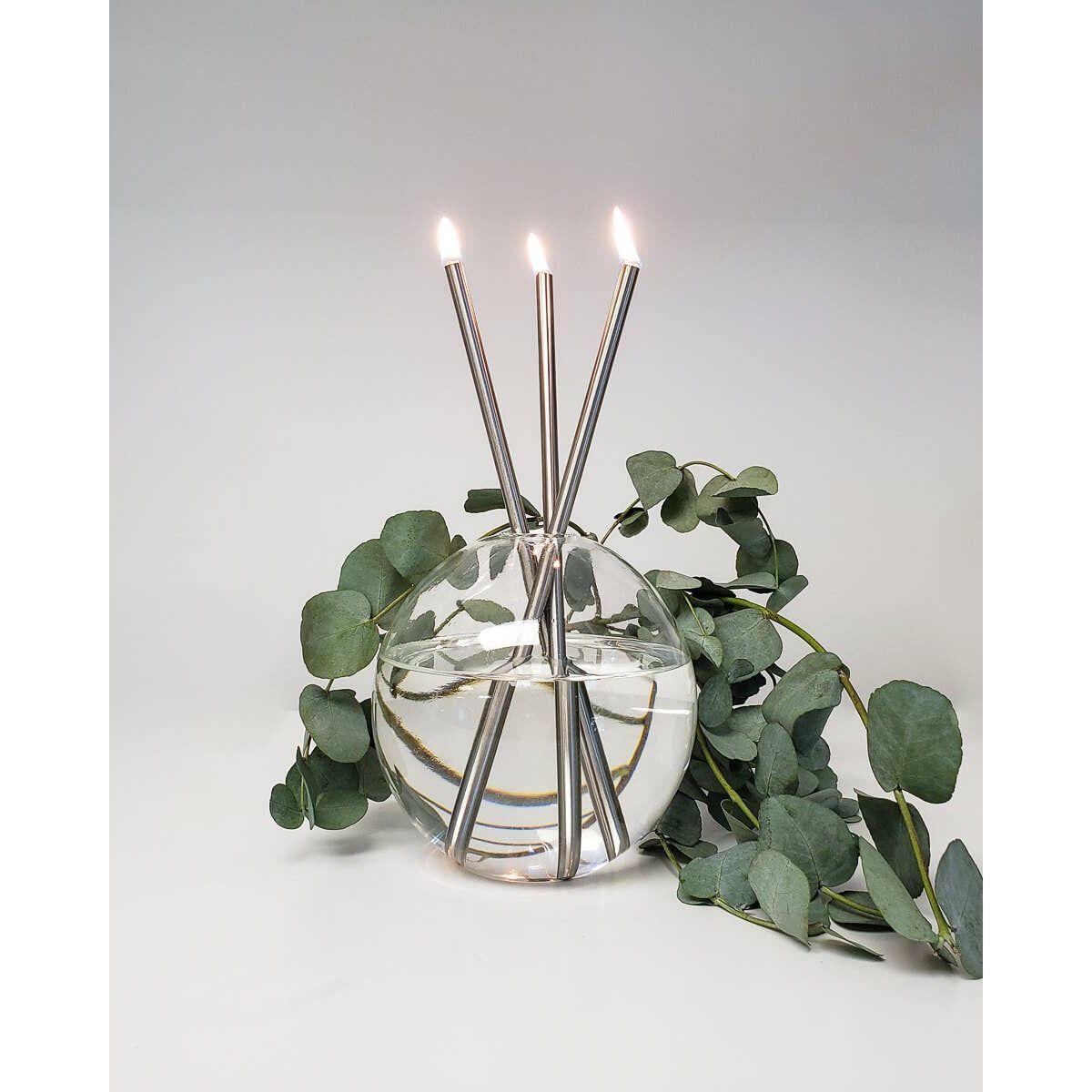Neva Vase Clear Everlasting Candle Holder - Image 5