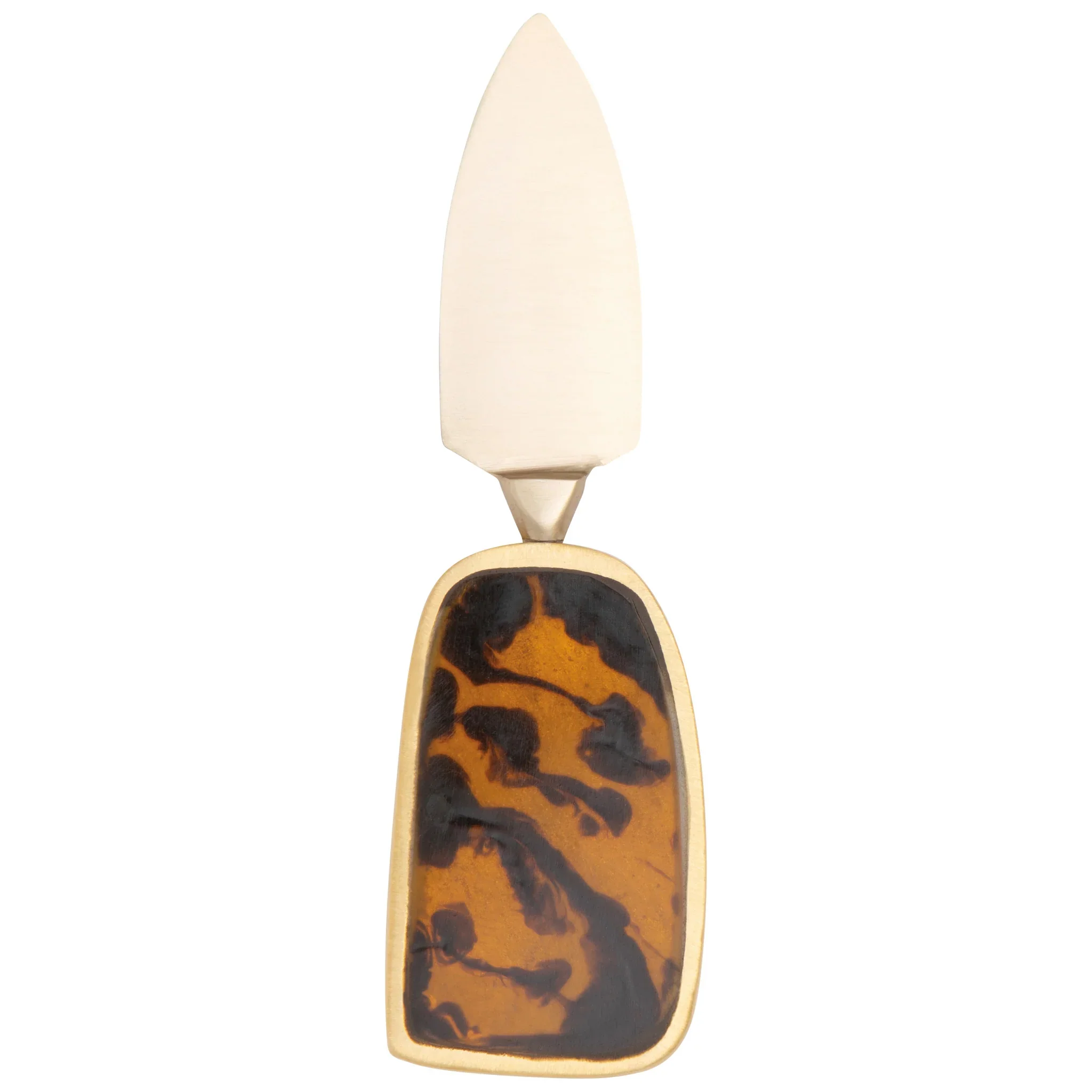 Tortoiseshell Cheese Knives. Set of 3 - Image 3