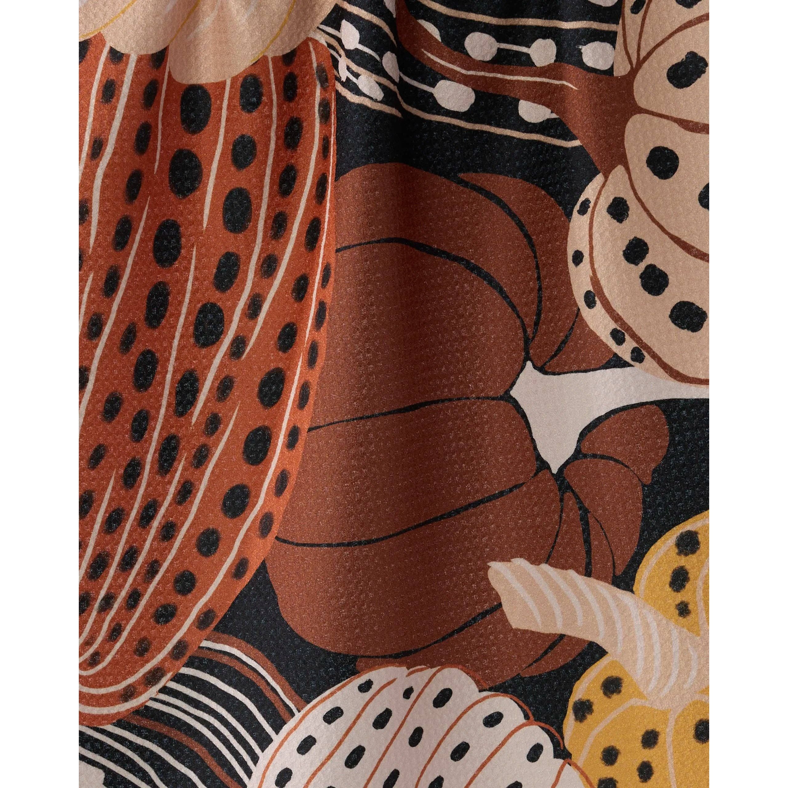 Painted Patch Geometry Tea Towel - Image 2