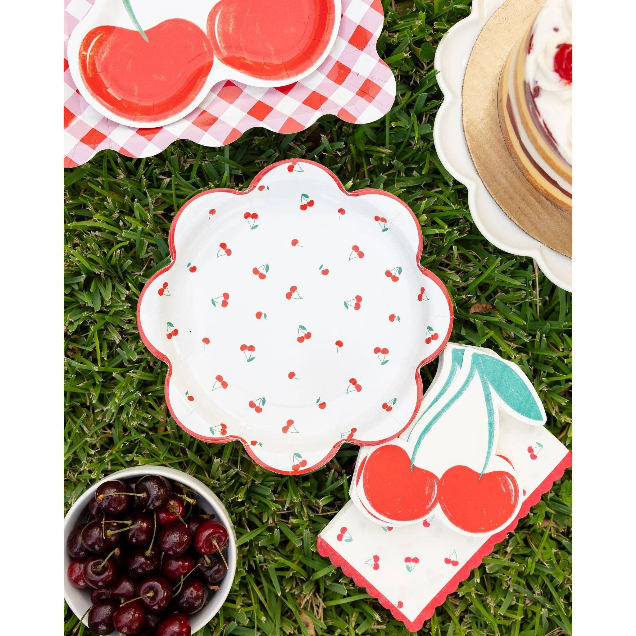 Cherries Dinner Napkin - Image 2