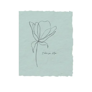 I adore you. Mom! | Mother's Day Flower Greeting Card