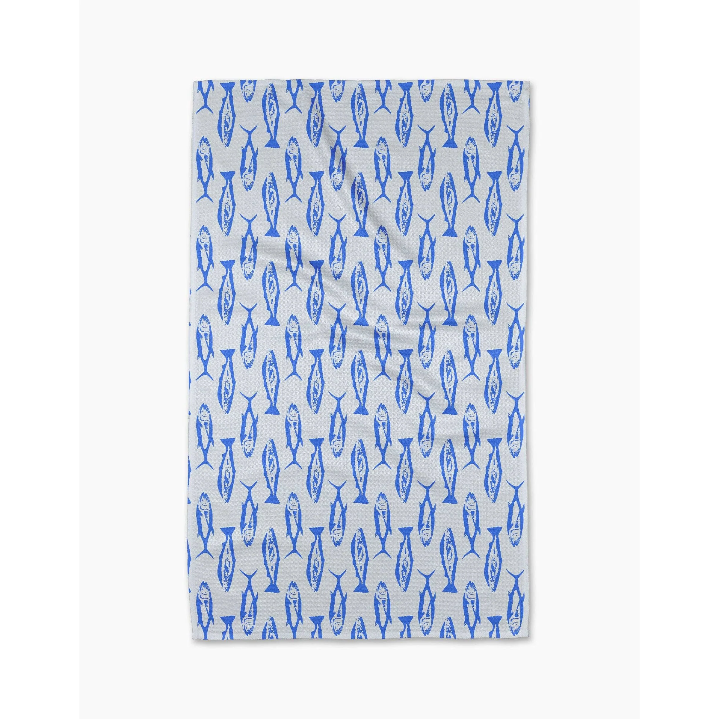 Coastal Catch Geometry Kitchen Tea Towel