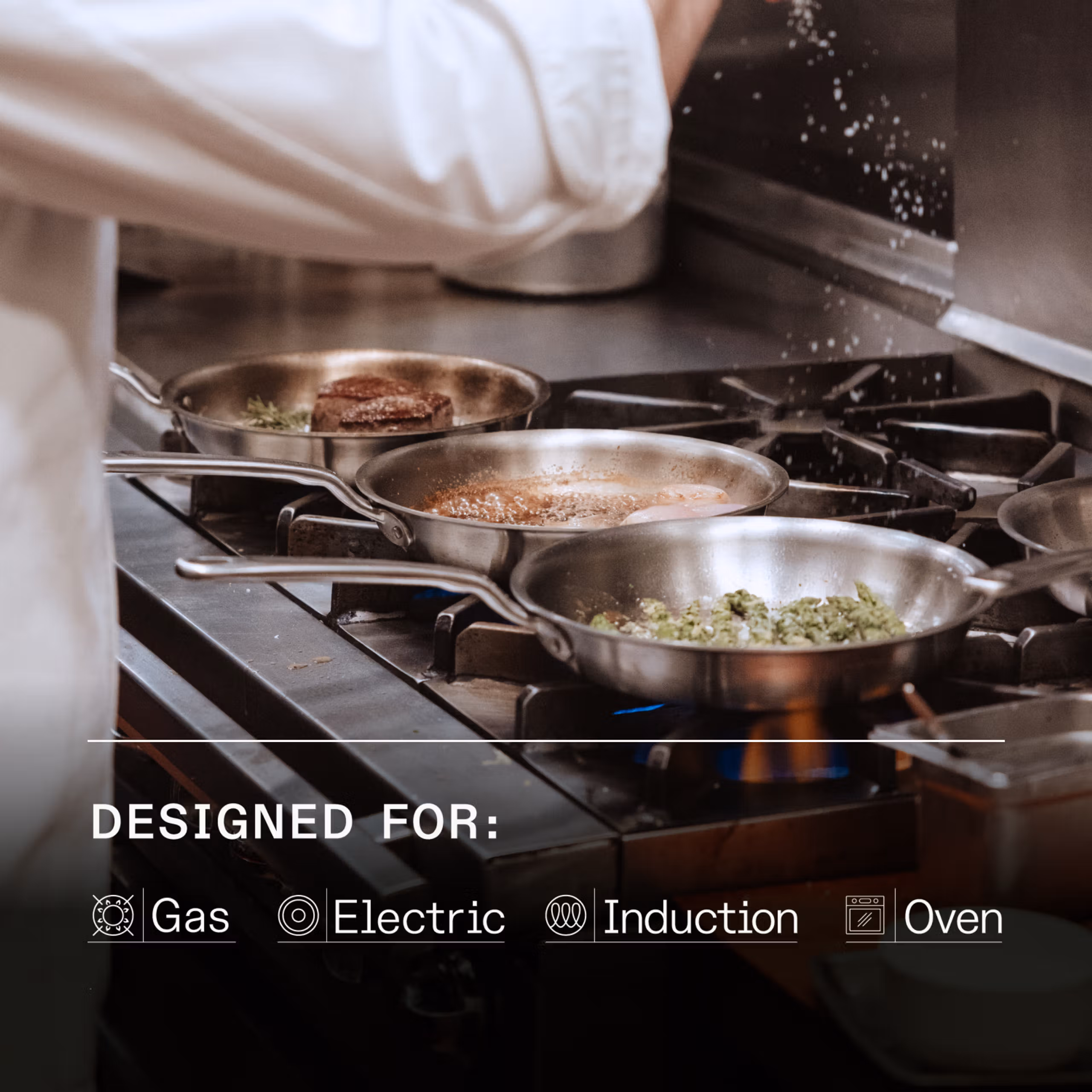 Made In 10-Piece Stainless Clad Cookware Set - Image 9