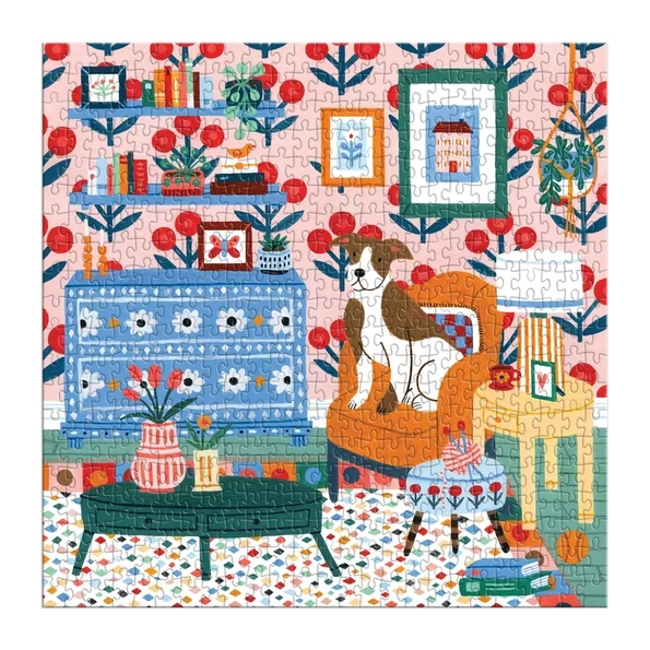 Pattern & Petal 500 Piece Puzzle - Image 2