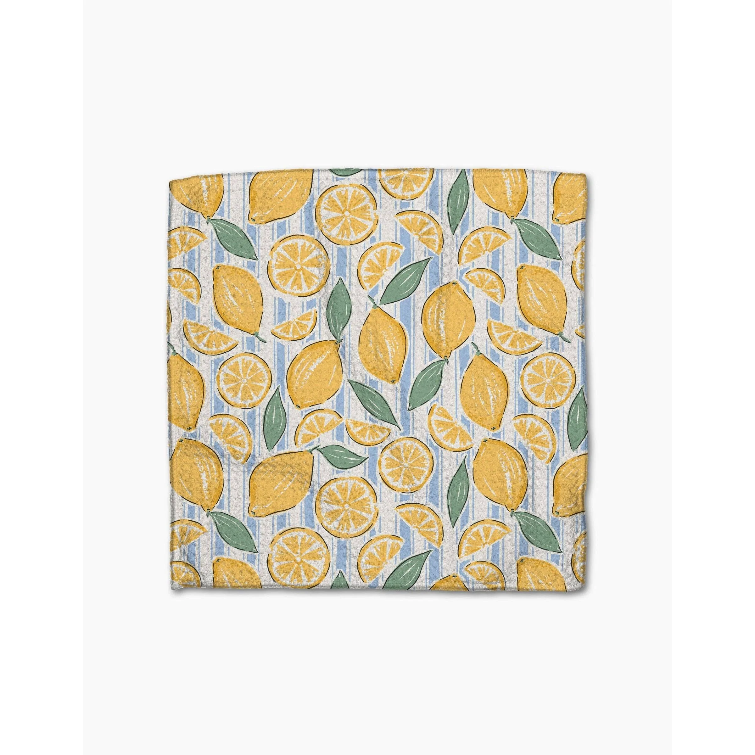 Lemon Waves Geometry Dishcloth Set - Image 3
