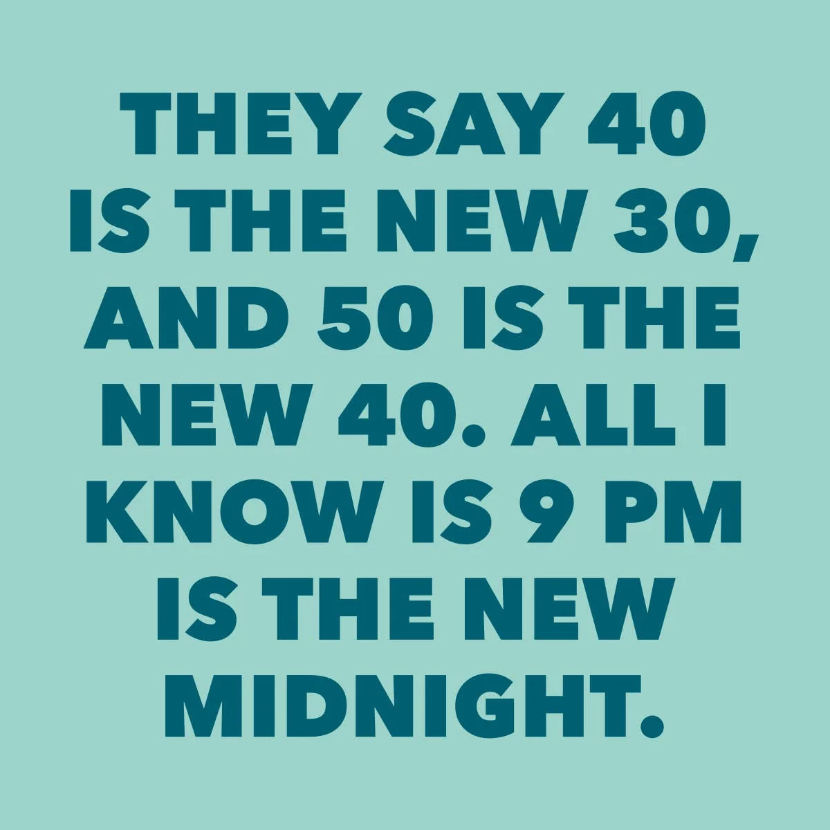 9 Pm Is New Midnight Funny Party Cocktail Napkins