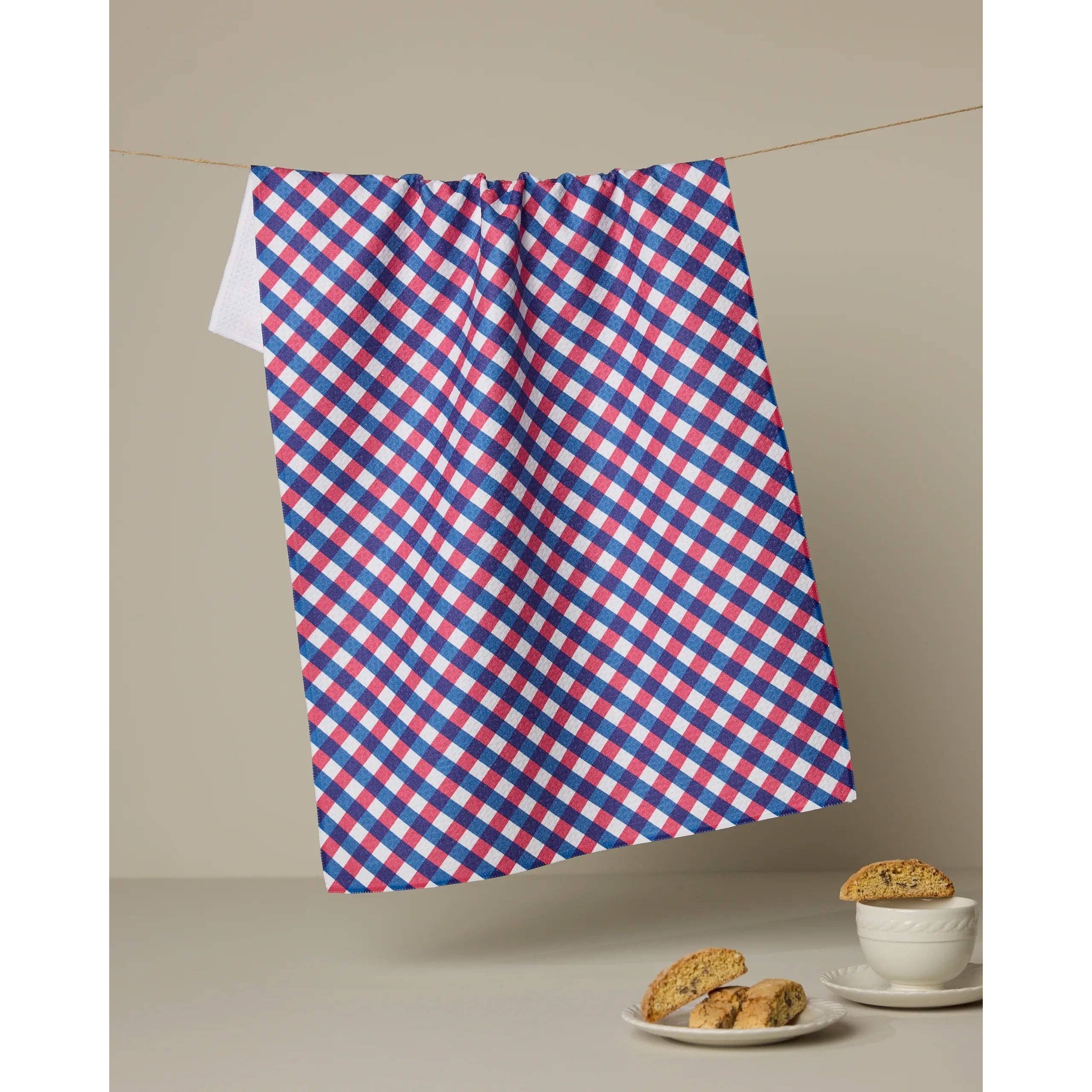 Heritage Check Tea Towel