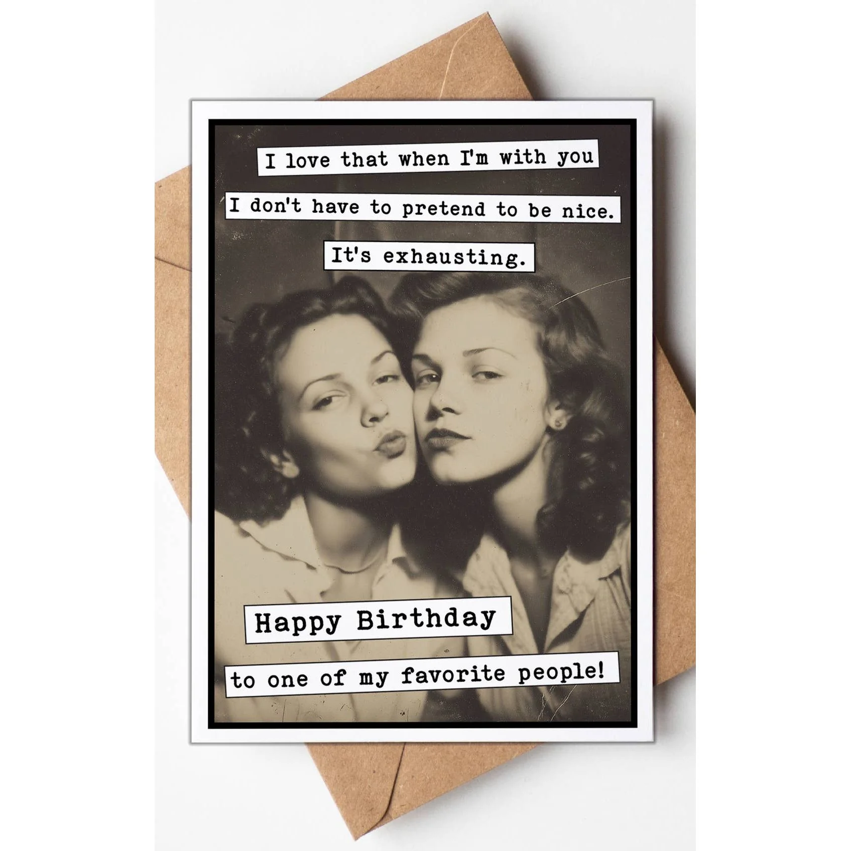 Happy Birthday To My Favorite Person Funny Birthday Greeting Cards - Image 4