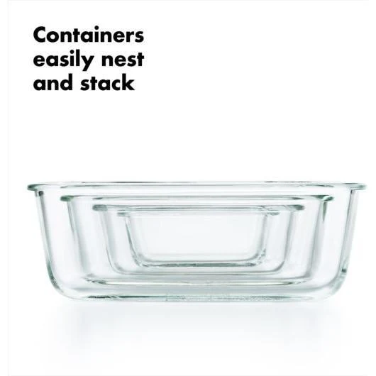 OXO 16 Piece Glass Smart Seal Everyday Container Set - Image 4