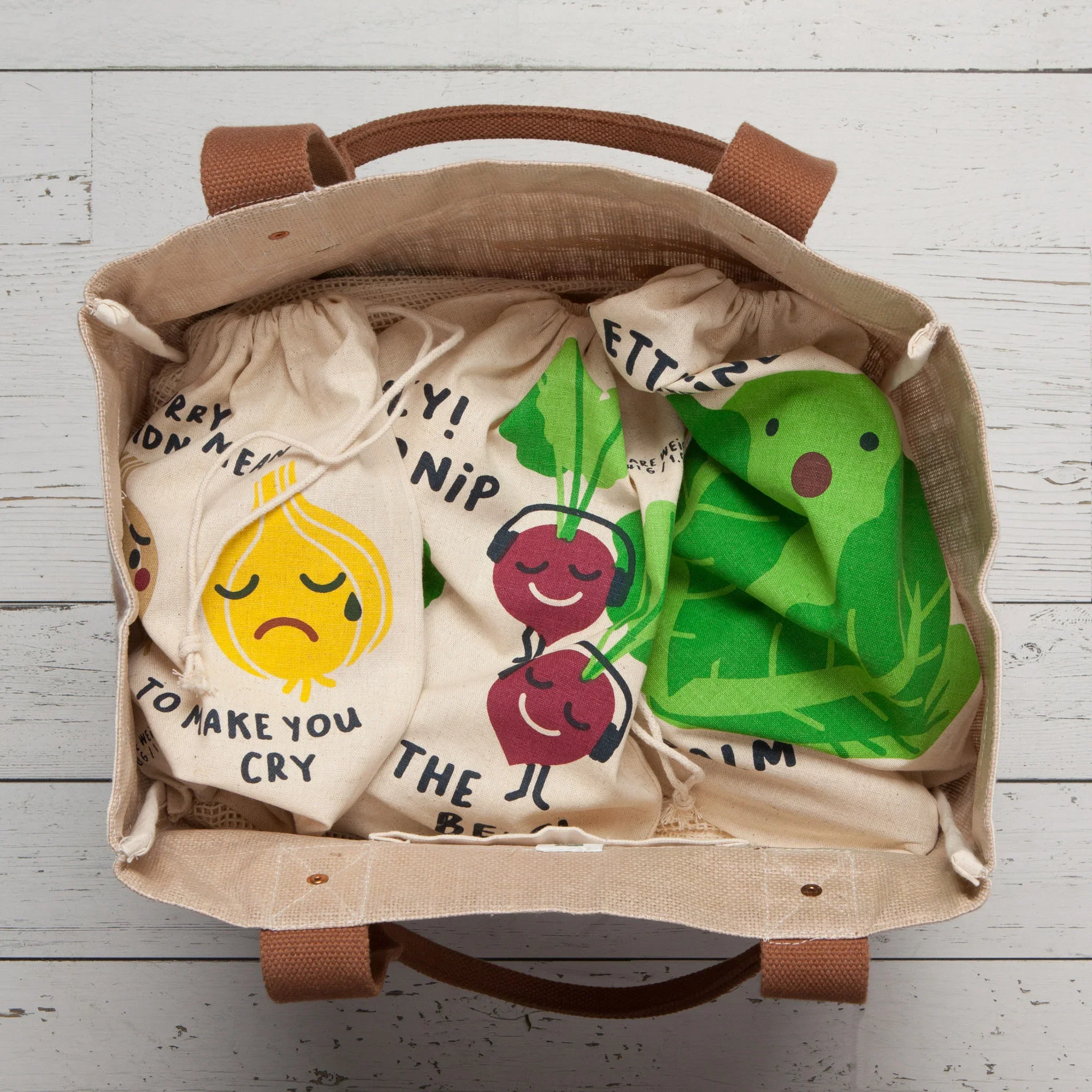 Funny Food Reusable Produce Bag Set of 3 - Image 5