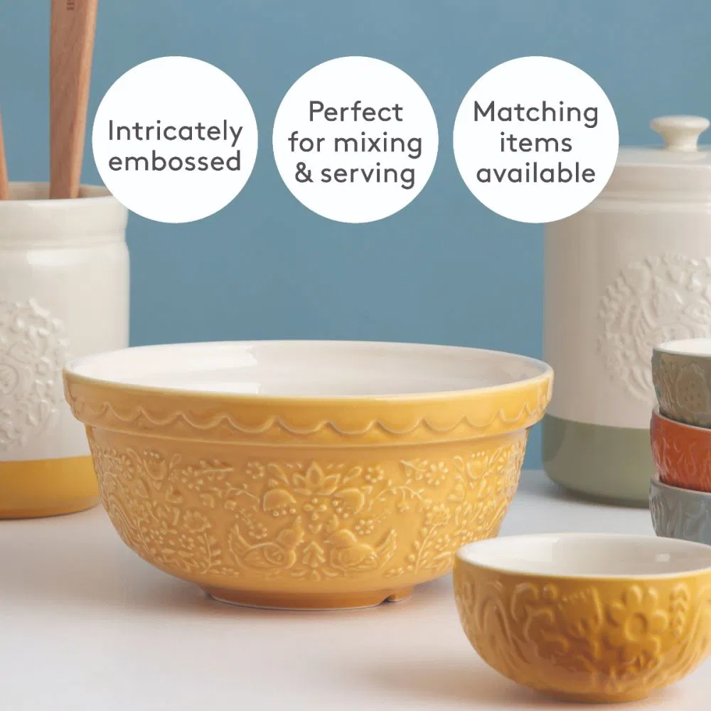 Mason Cash Home To Roost S30 Buttercup Yellow Mixing Bowl - Image 3