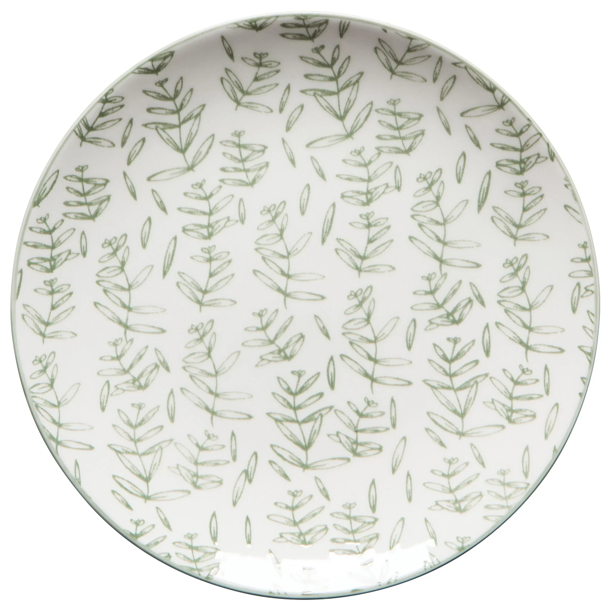 Sage Leaf Appetizer Plate. 6 inch