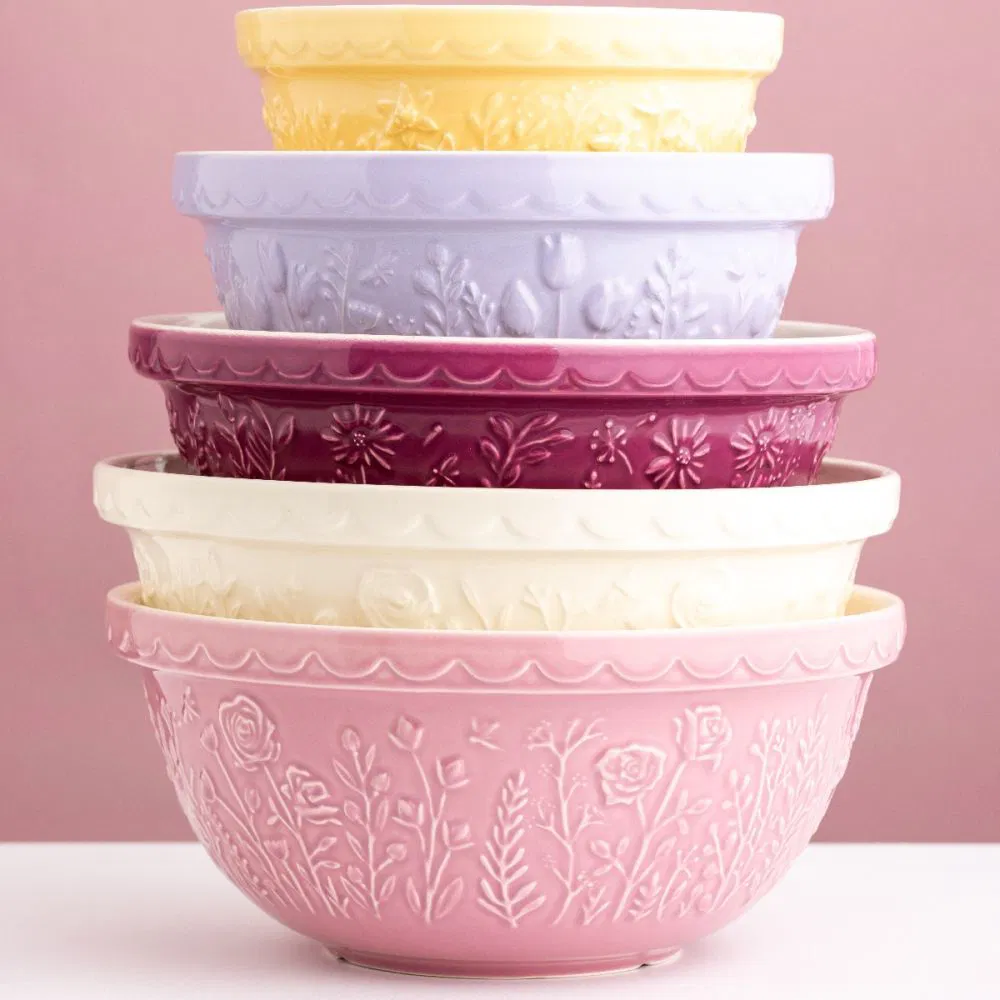 In The Meadow Rose Pink Mixing Bowl S12 - Image 4