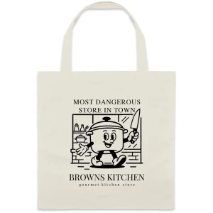 Browns Kitchen | Most Dangerous Store In Town Tote Bag