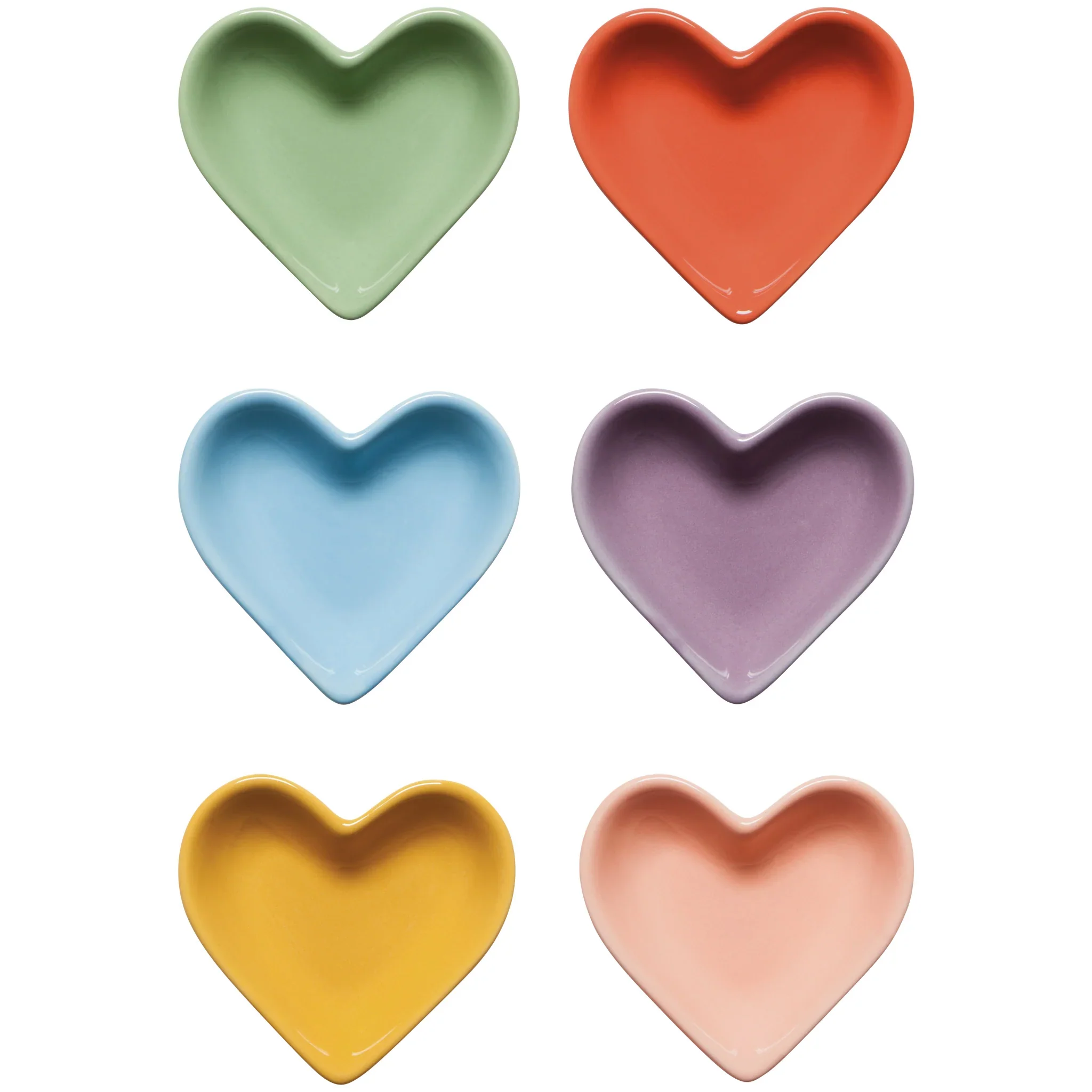 Heart Shaped Pinch Bowls